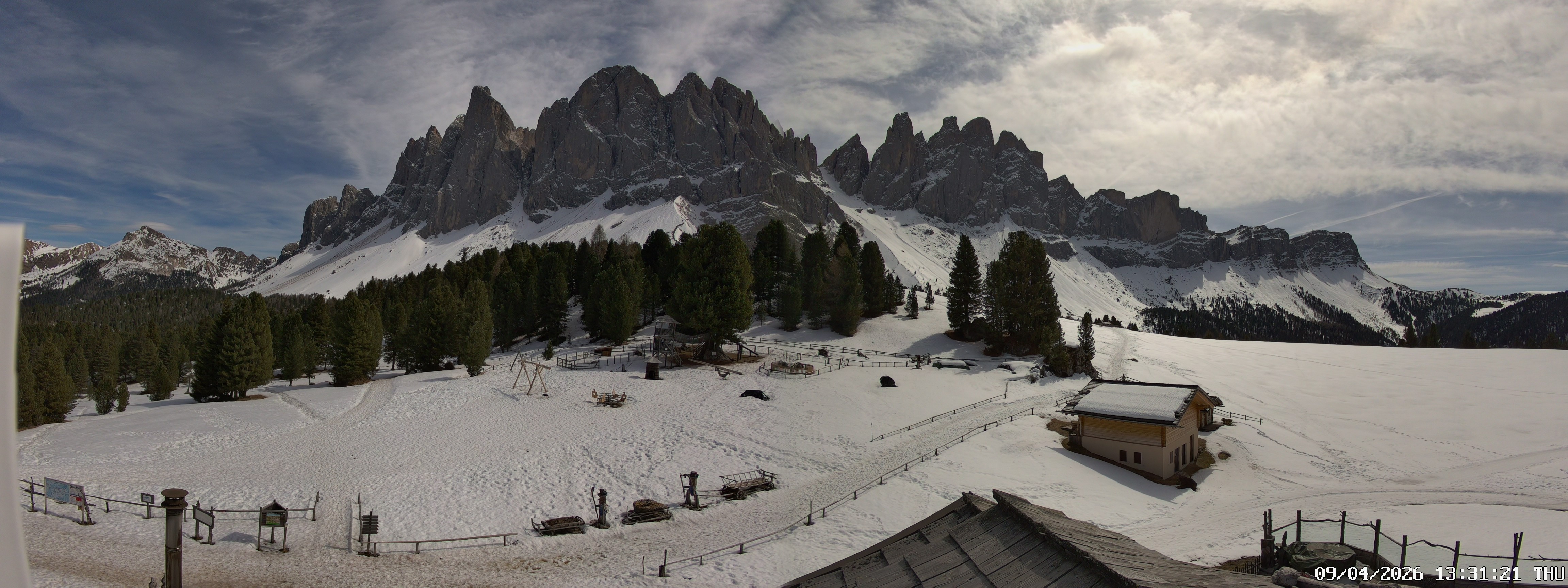 Archiv Foto Webcam Geislerspitzen - Blick von der Geisleralm