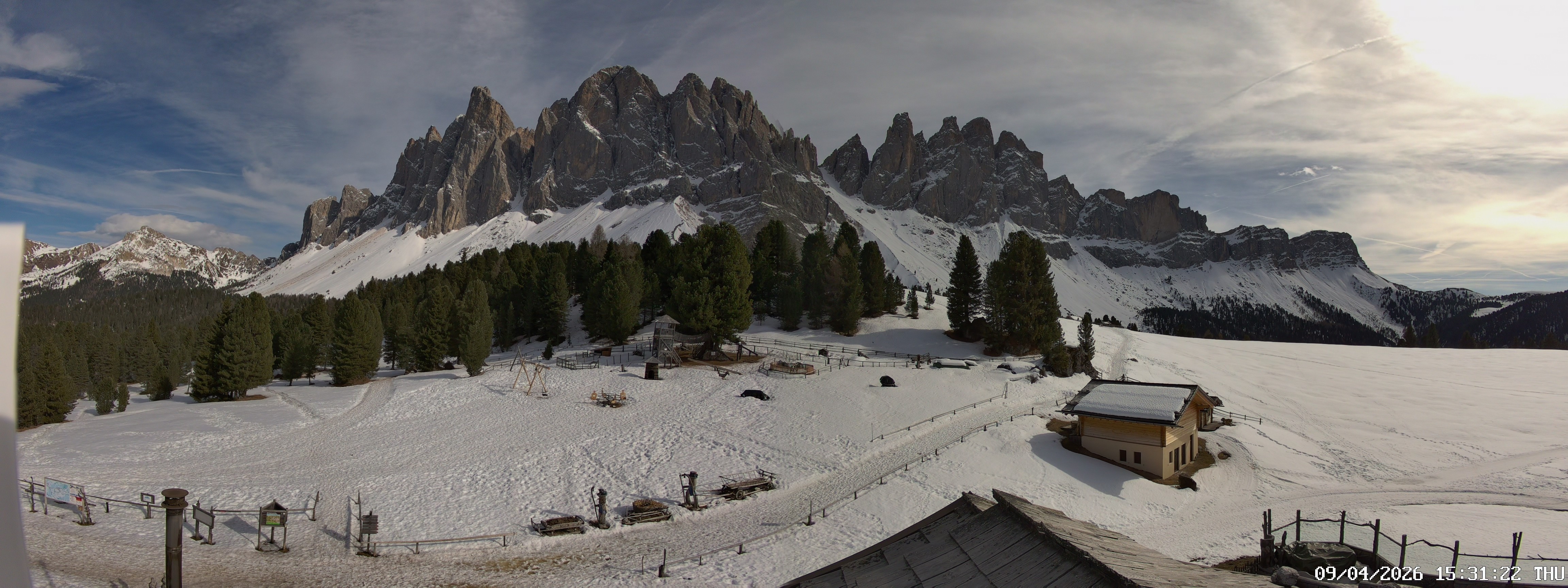 Archiv Foto Webcam Geislerspitzen - Blick von der Geisleralm