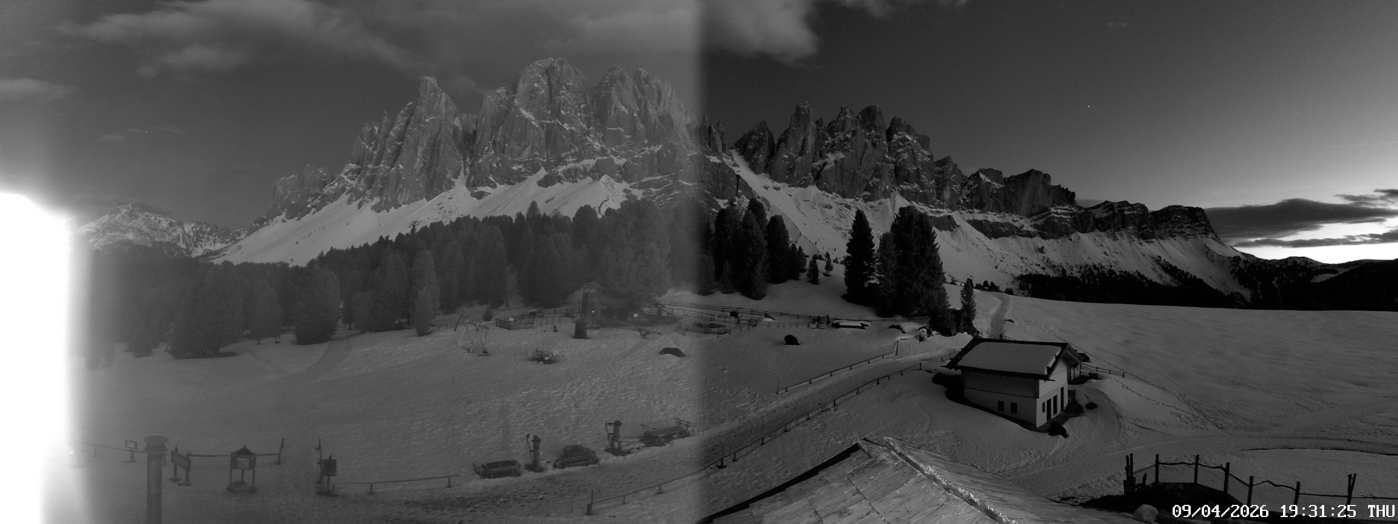 Archiv Foto Webcam Geislerspitzen - Blick von der Geisleralm