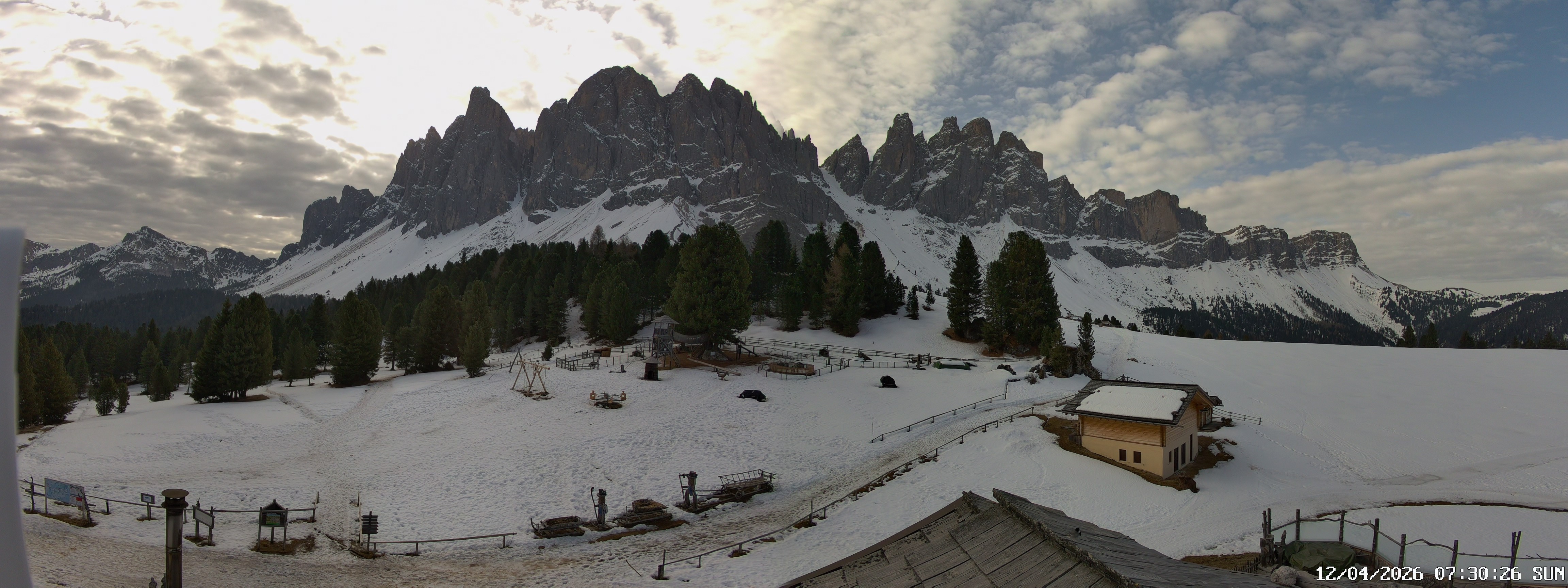 Archiv Foto Webcam Geislerspitzen - Blick von der Geisleralm