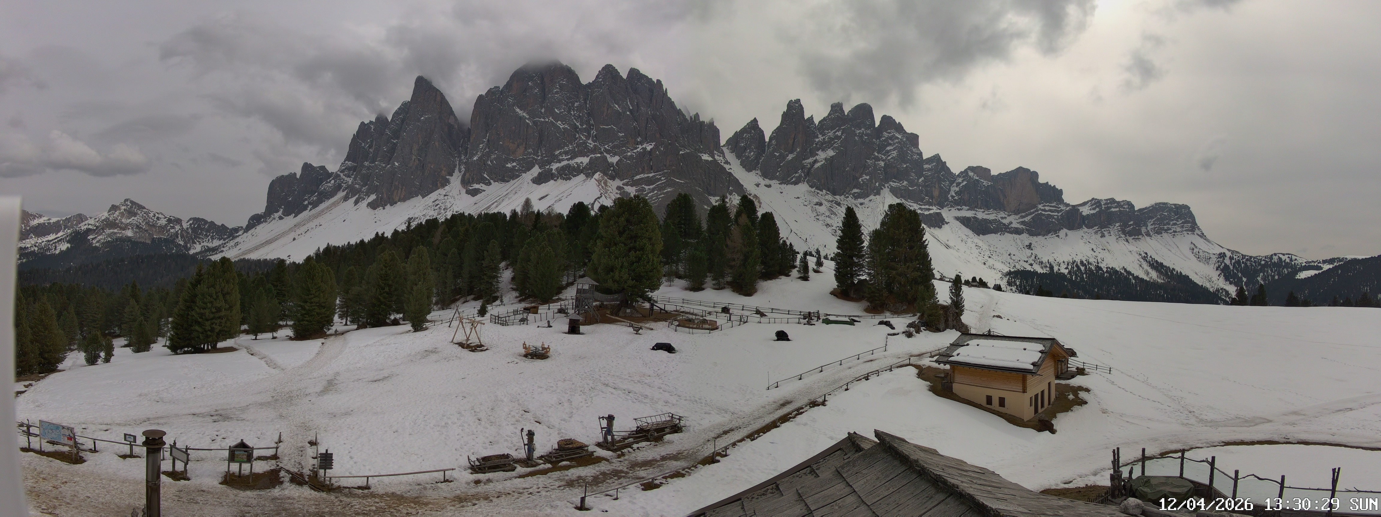 Archiv Foto Webcam Geislerspitzen - Blick von der Geisleralm