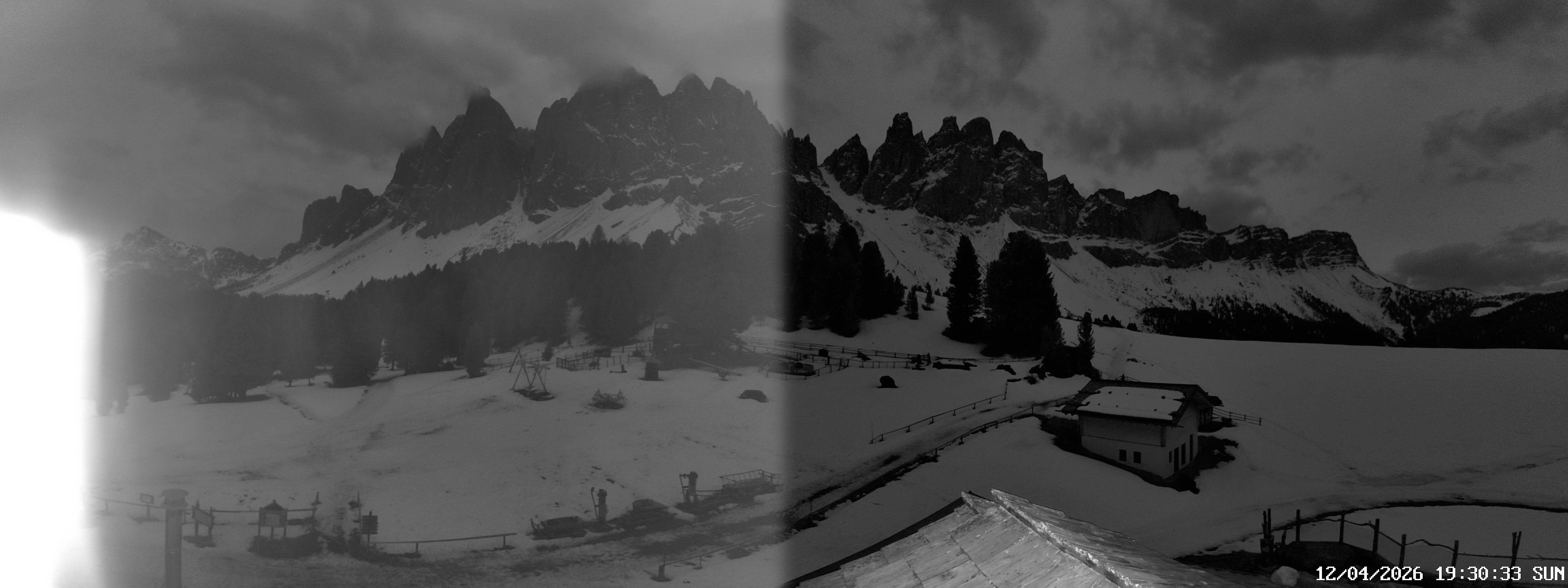 Archiv Foto Webcam Geislerspitzen - Blick von der Geisleralm