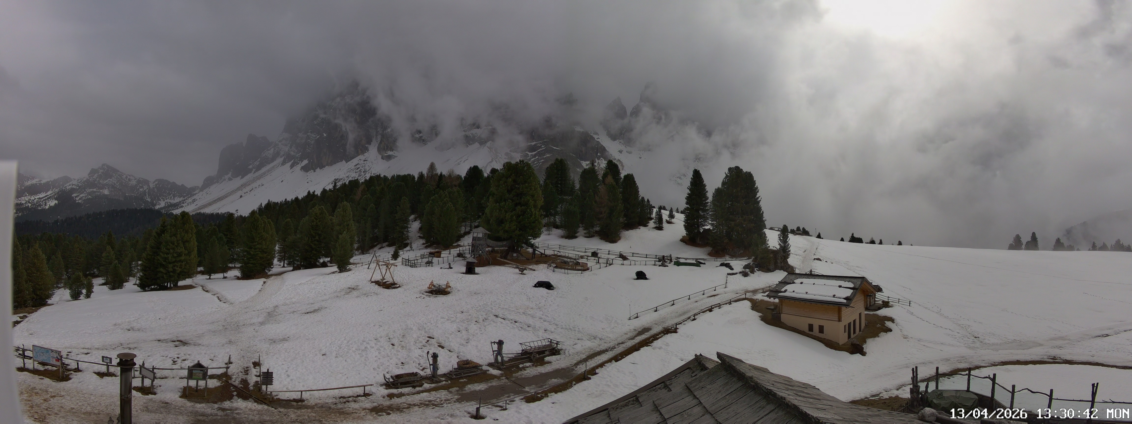 Archiv Foto Webcam Geislerspitzen - Blick von der Geisleralm