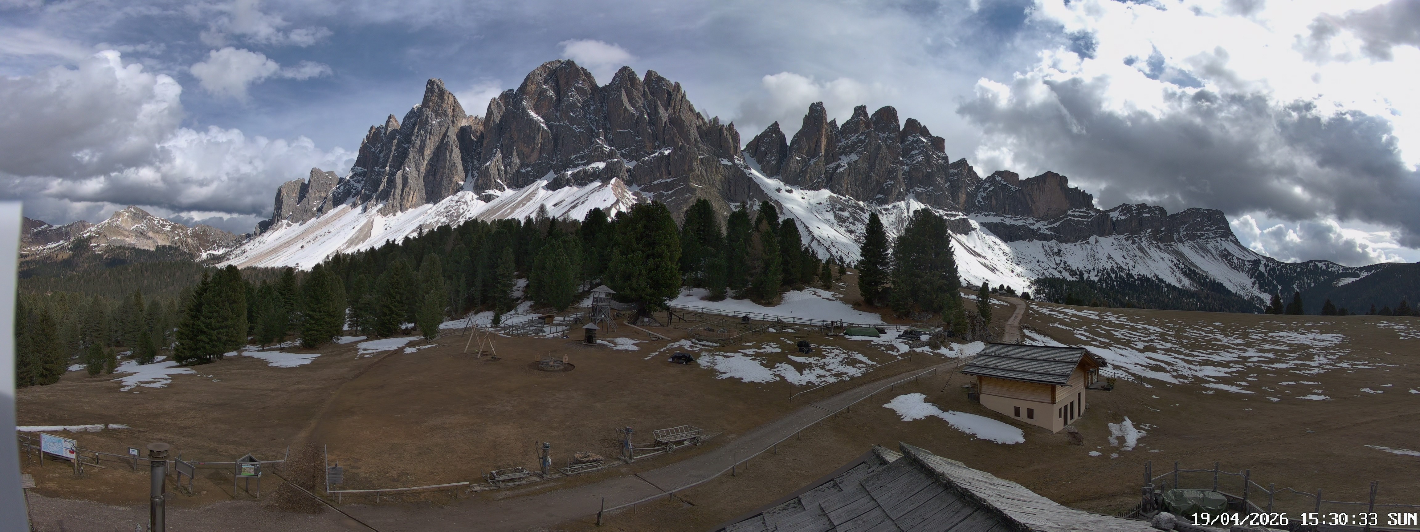 Archiv Foto Webcam Geislerspitzen - Blick von der Geisleralm