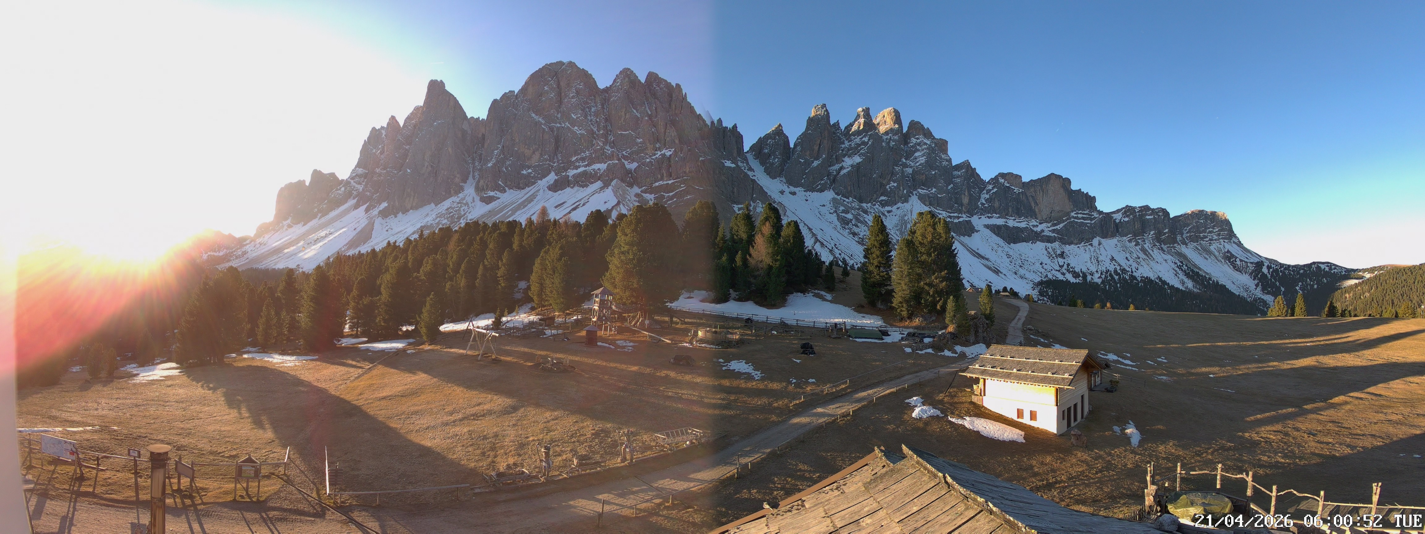 Archiv Foto Webcam Geislerspitzen - Blick von der Geisleralm