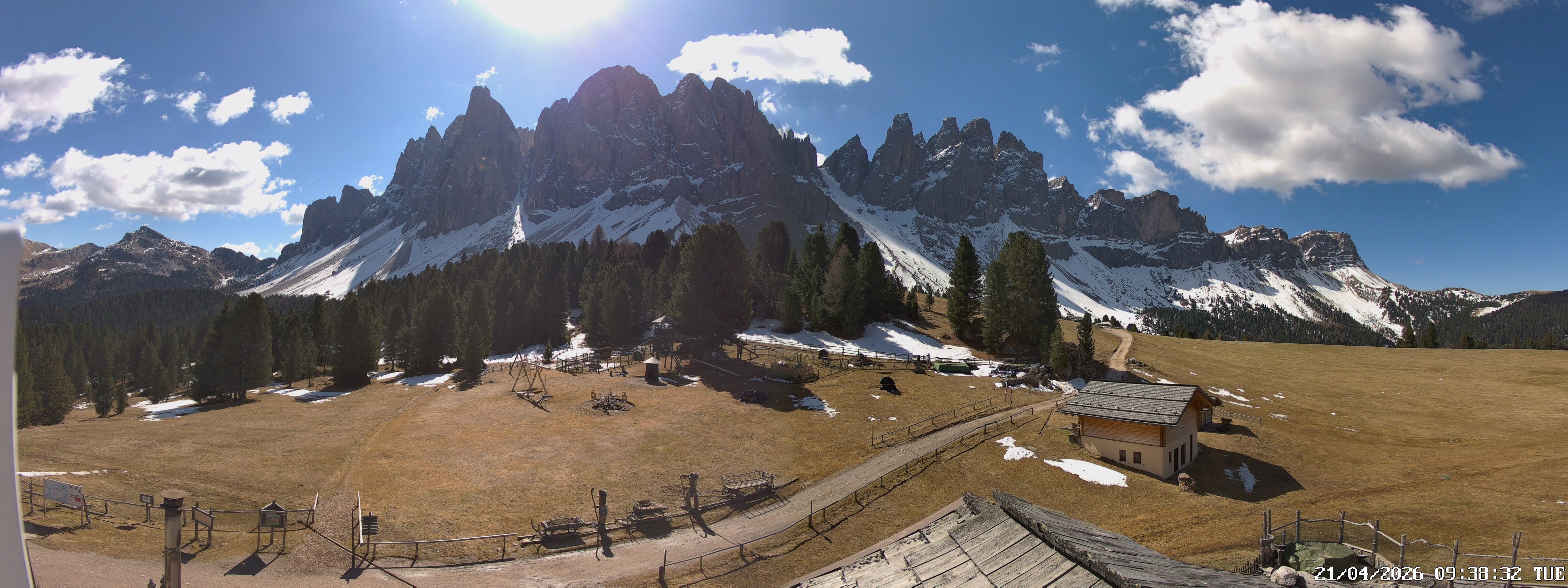 Archiv Foto Webcam Geislerspitzen - Blick von der Geisleralm
