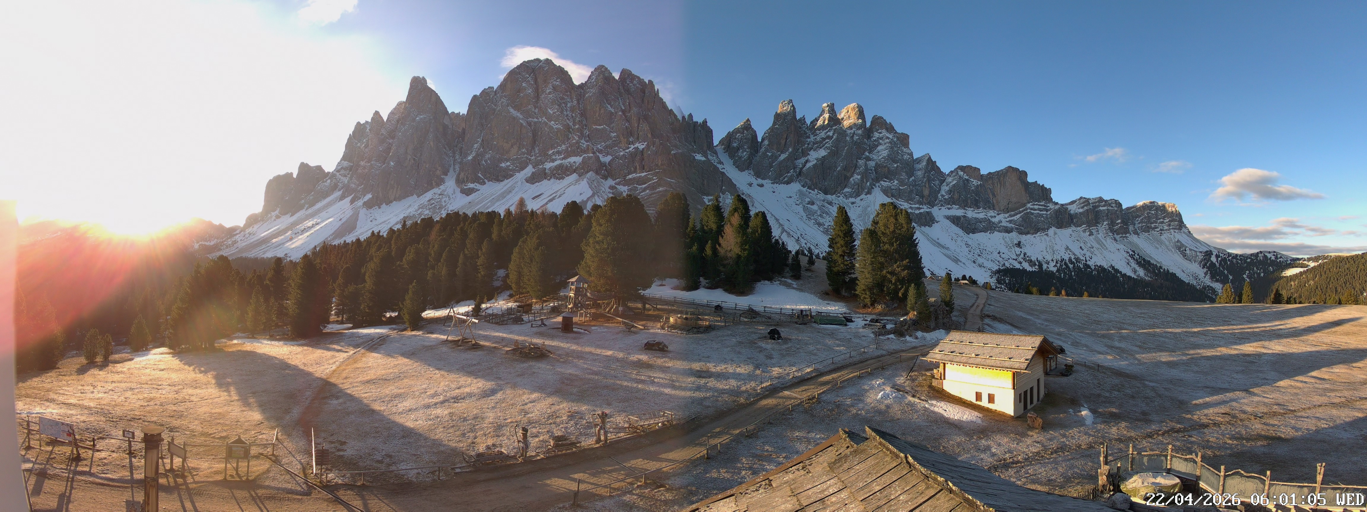 Archiv Foto Webcam Geislerspitzen - Blick von der Geisleralm
