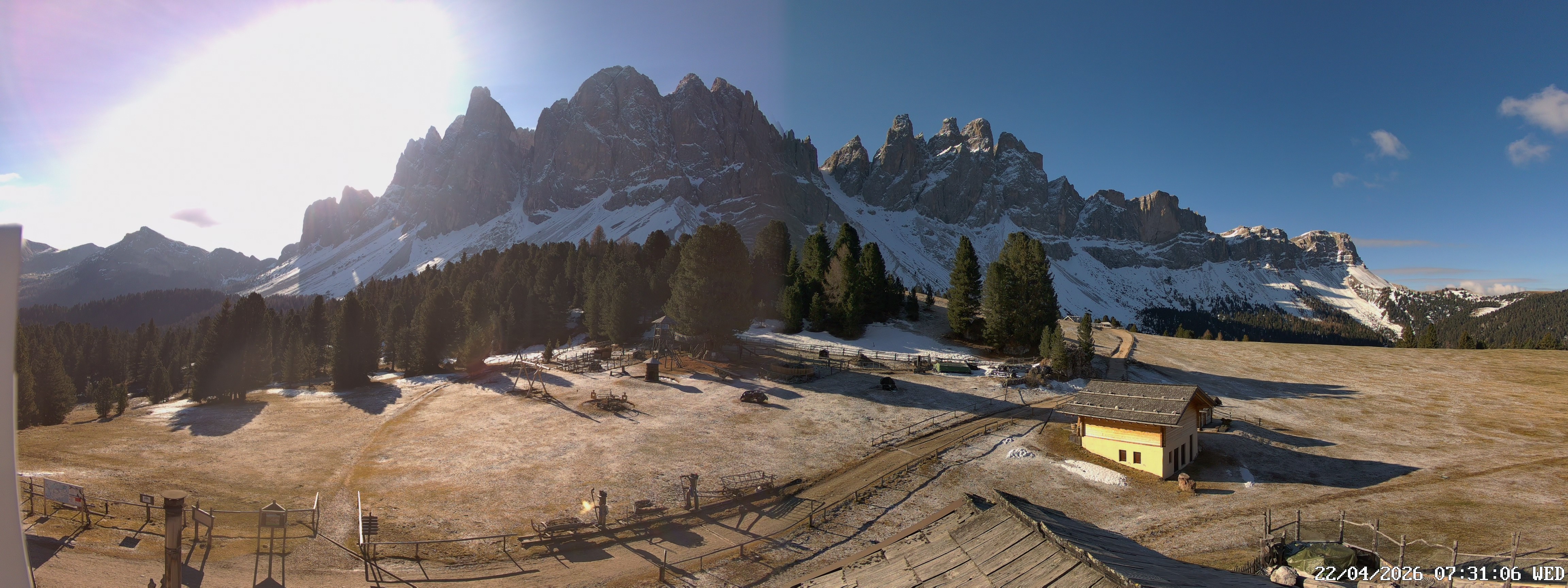 Archiv Foto Webcam Geislerspitzen - Blick von der Geisleralm