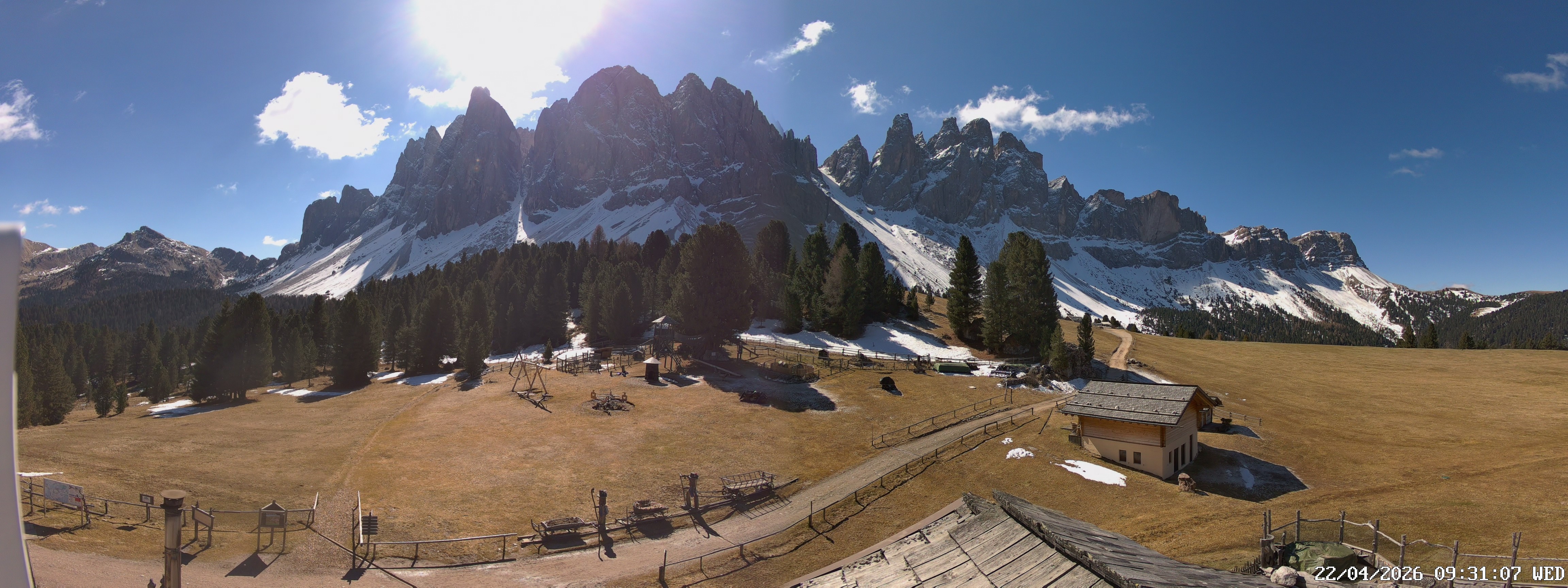 Archiv Foto Webcam Geislerspitzen - Blick von der Geisleralm