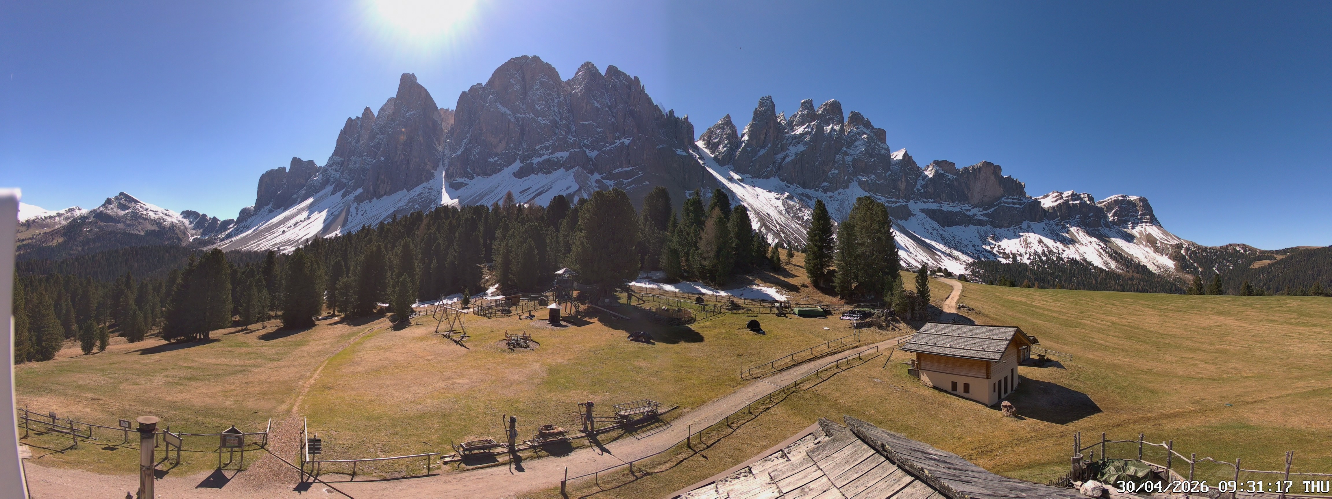 Archiv Foto Webcam Geislerspitzen - Blick von der Geisleralm