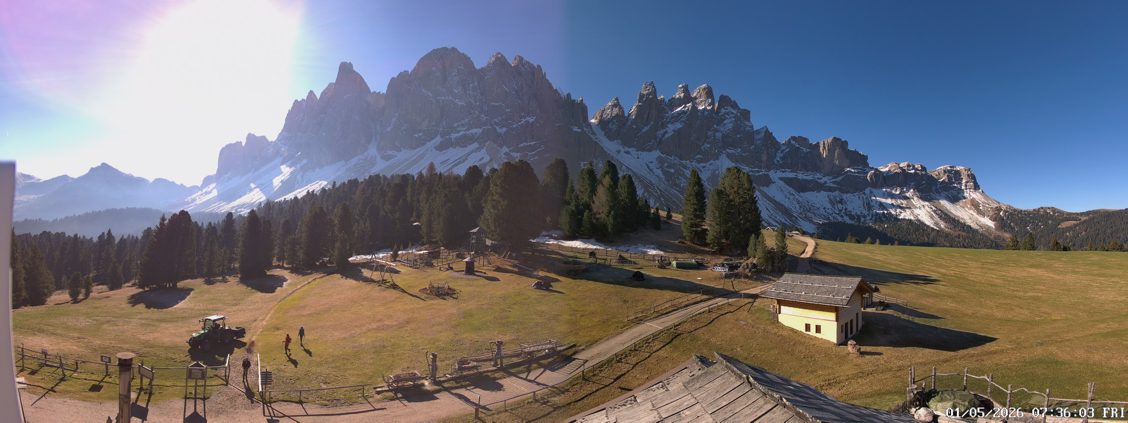Archiv Foto Webcam Geislerspitzen - Blick von der Geisleralm