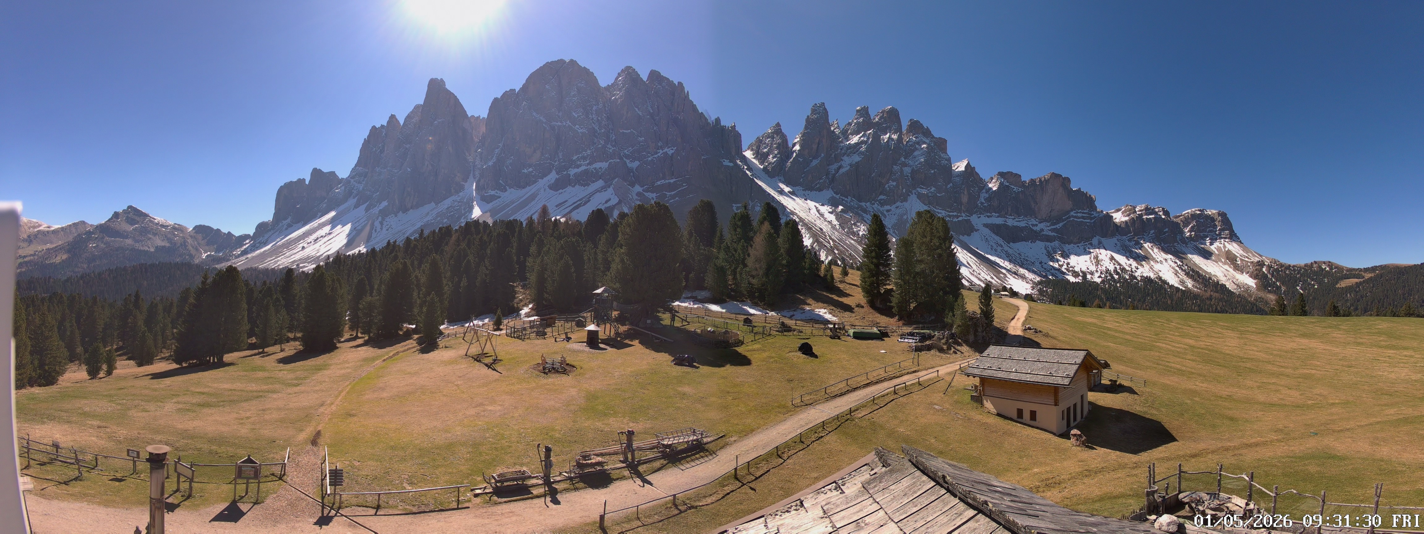 Archiv Foto Webcam Geislerspitzen - Blick von der Geisleralm