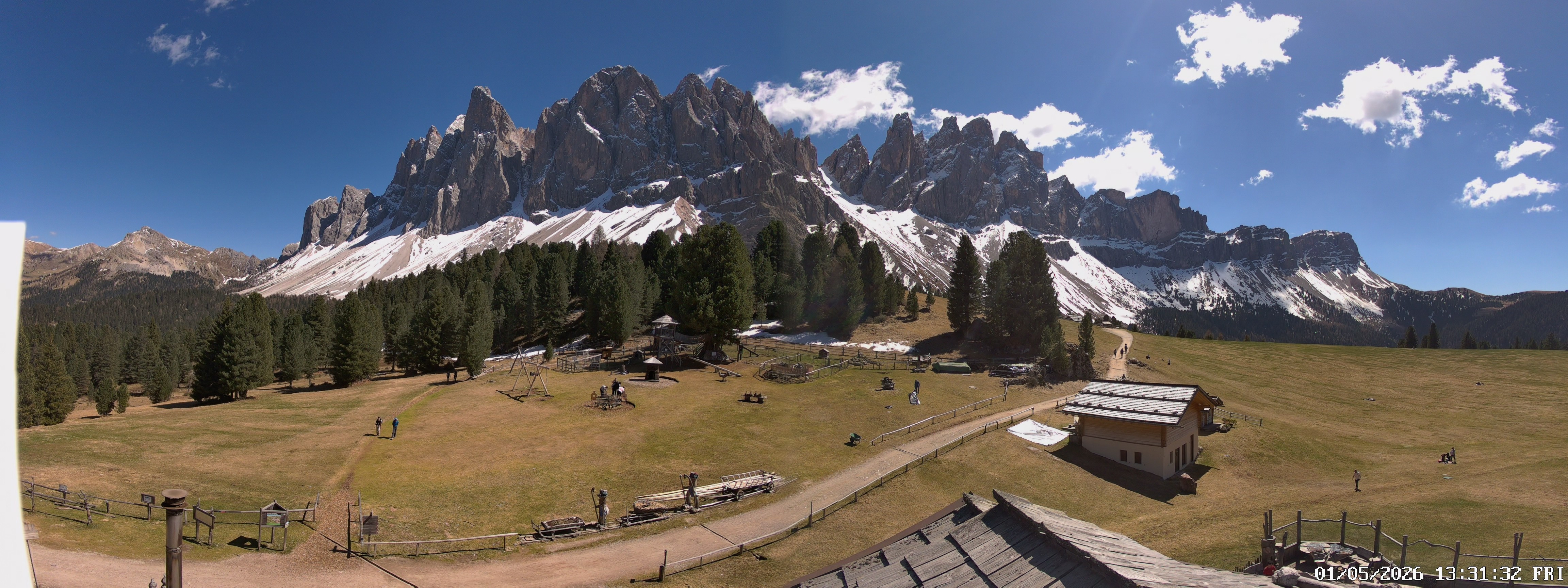 Archiv Foto Webcam Geislerspitzen - Blick von der Geisleralm
