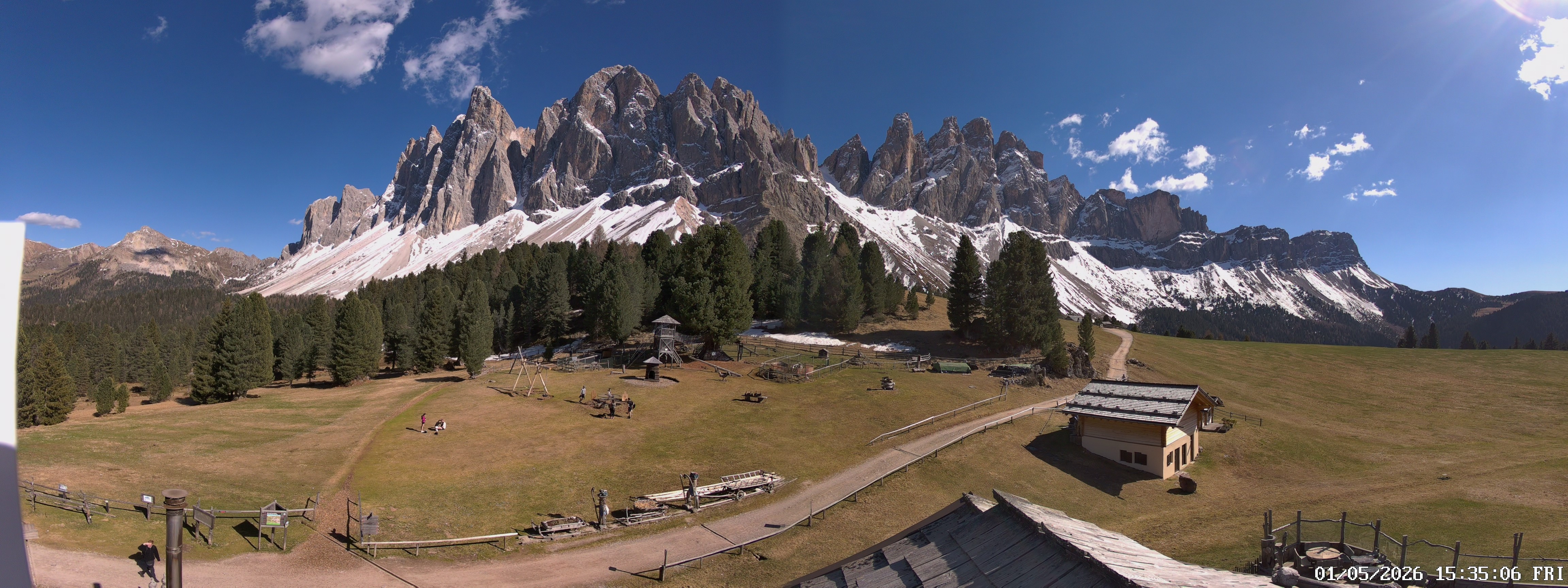 Archiv Foto Webcam Geislerspitzen - Blick von der Geisleralm