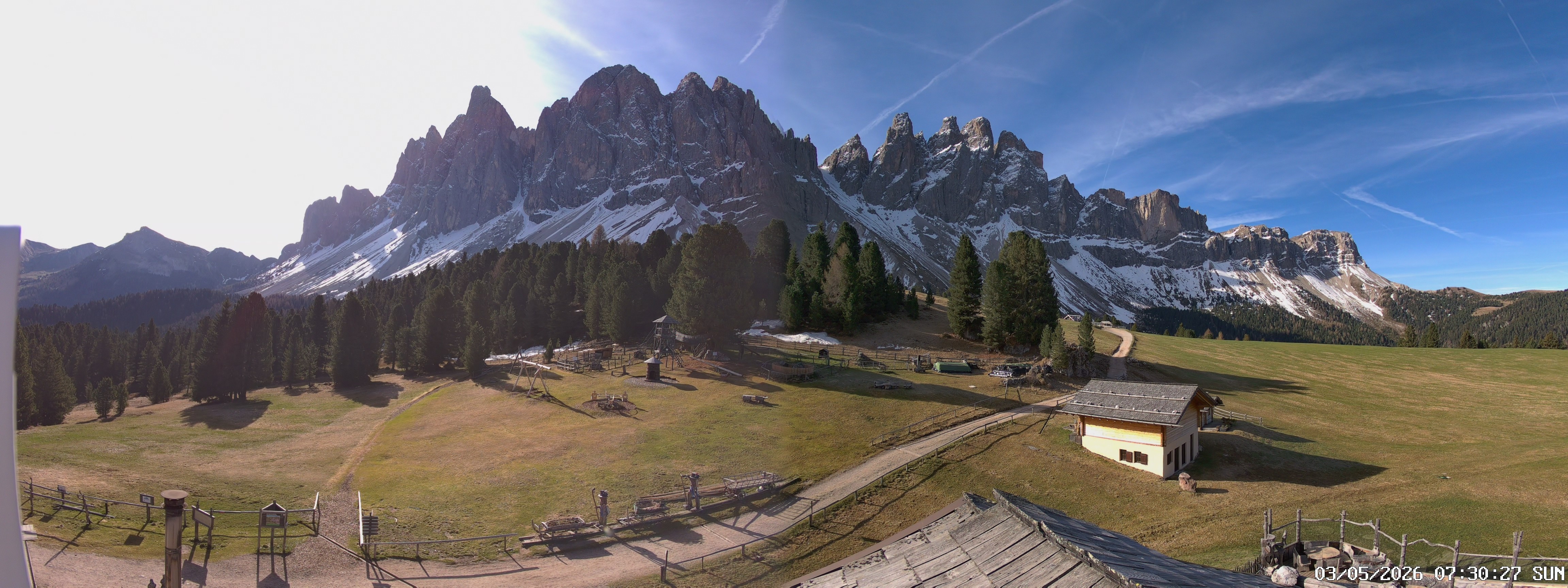 Archiv Foto Webcam Geislerspitzen - Blick von der Geisleralm