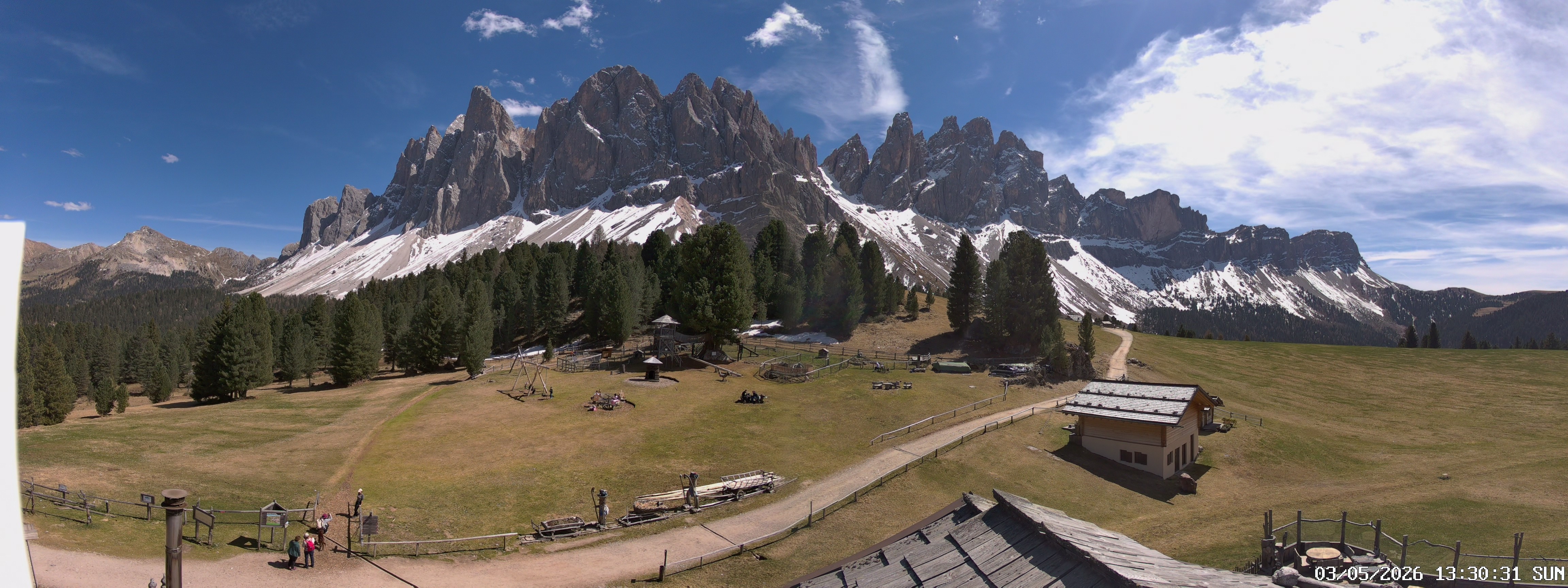 Archiv Foto Webcam Geislerspitzen - Blick von der Geisleralm