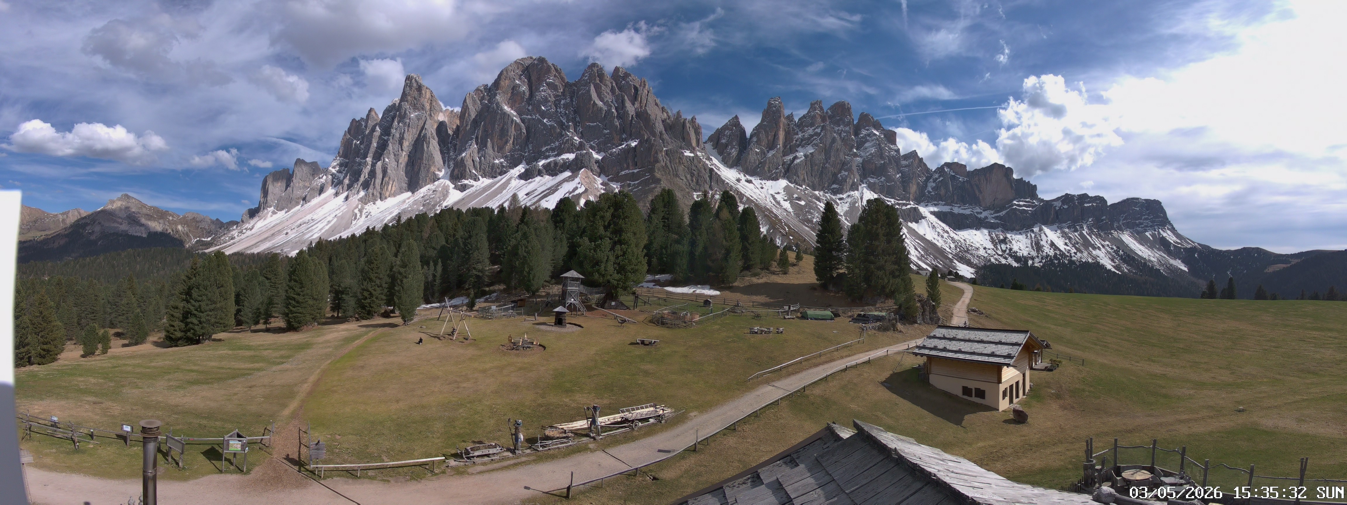 Archiv Foto Webcam Geislerspitzen - Blick von der Geisleralm