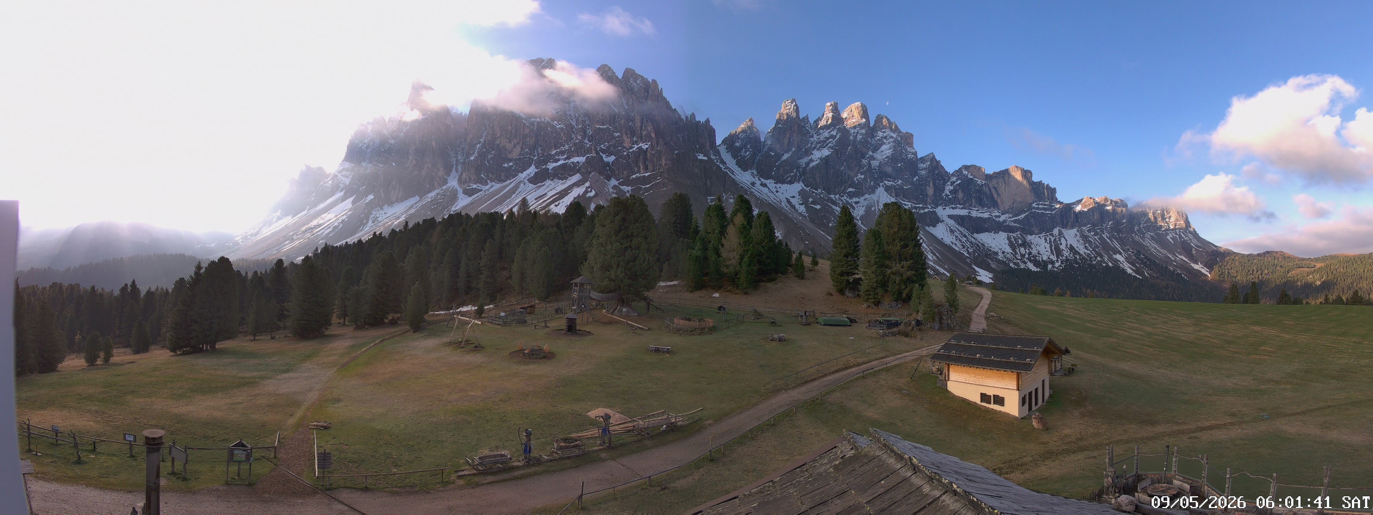 Archiv Foto Webcam Geislerspitzen - Blick von der Geisleralm