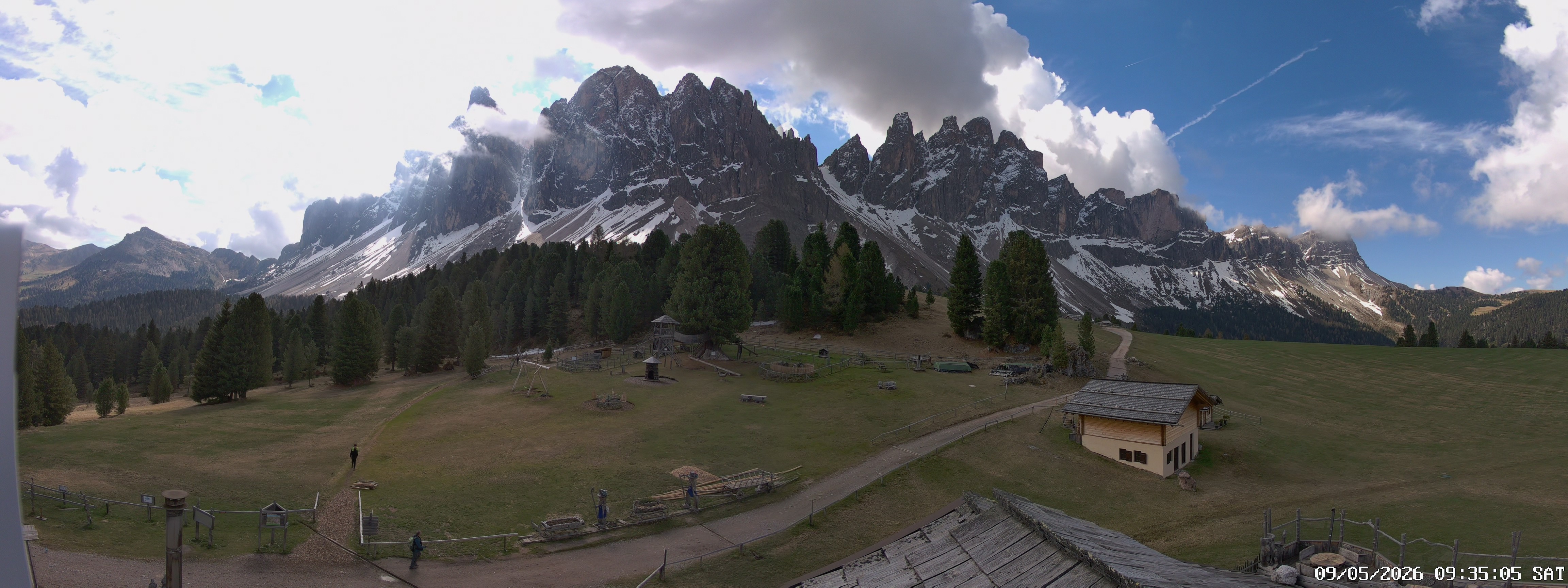 Archiv Foto Webcam Geislerspitzen - Blick von der Geisleralm