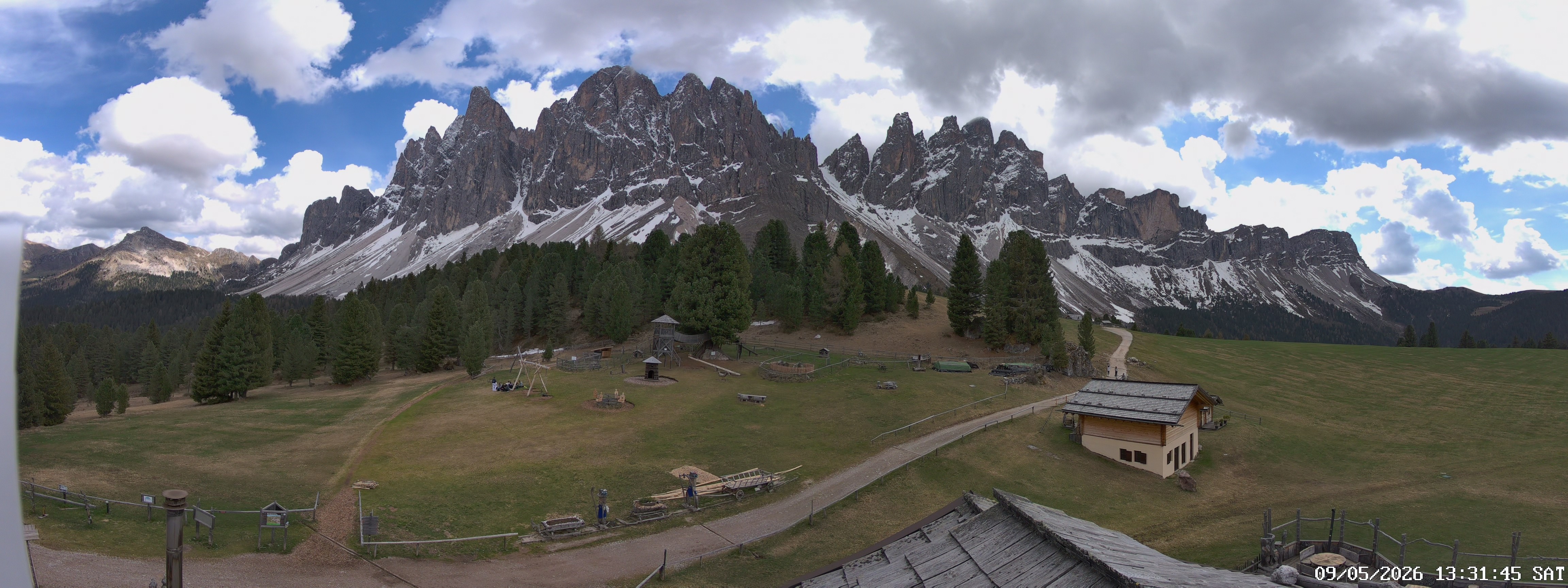 Archiv Foto Webcam Geislerspitzen - Blick von der Geisleralm