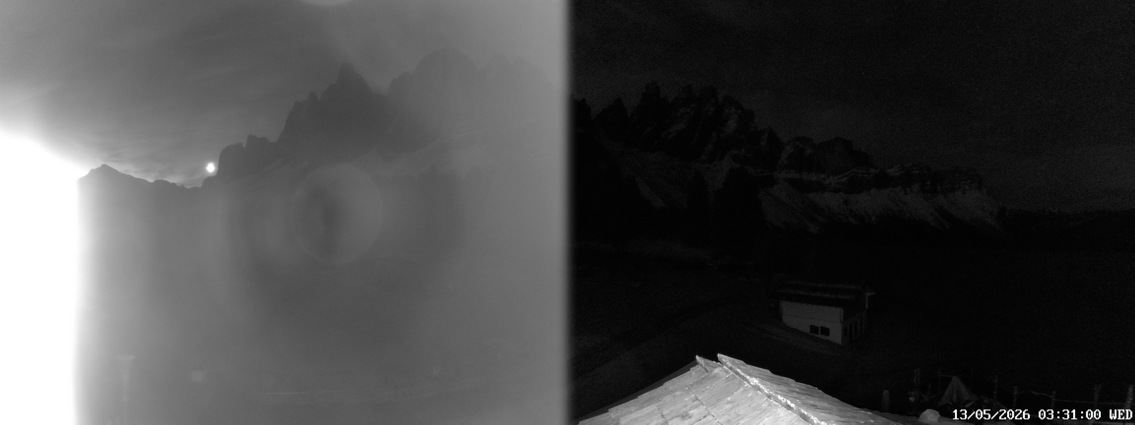 Archived image Webcam Mountain Hut Geisleralm - View to Geislerspitzen