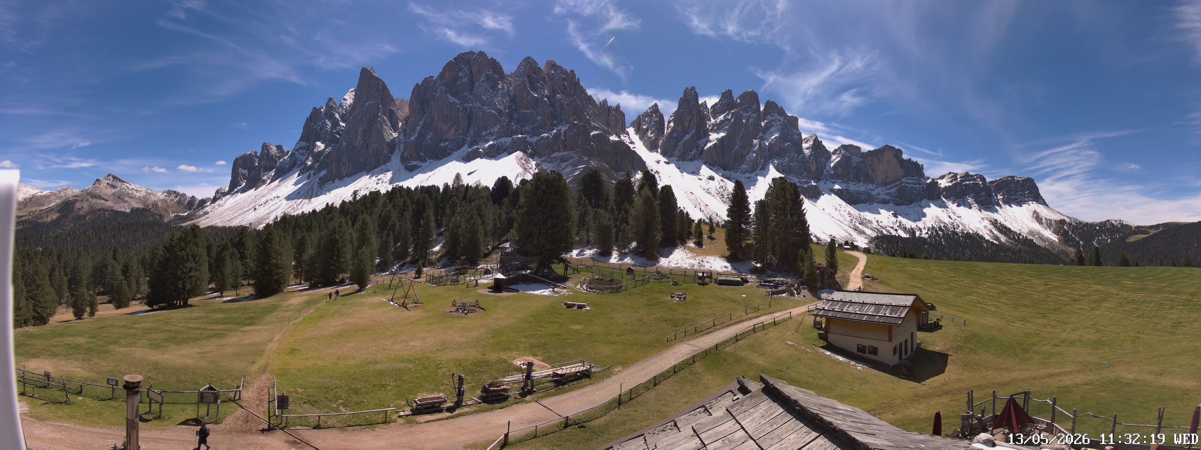 Archiv Foto Webcam Geislerspitzen - Blick von der Geisleralm