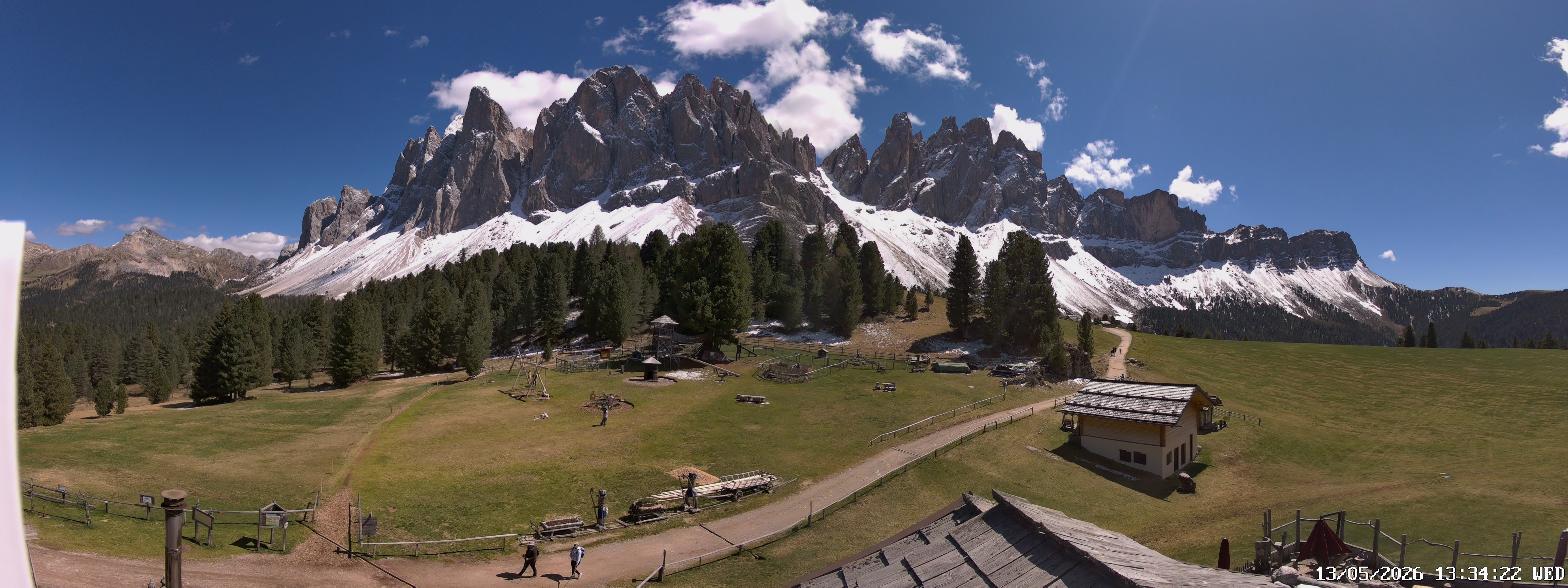 Archiv Foto Webcam Geislerspitzen - Blick von der Geisleralm
