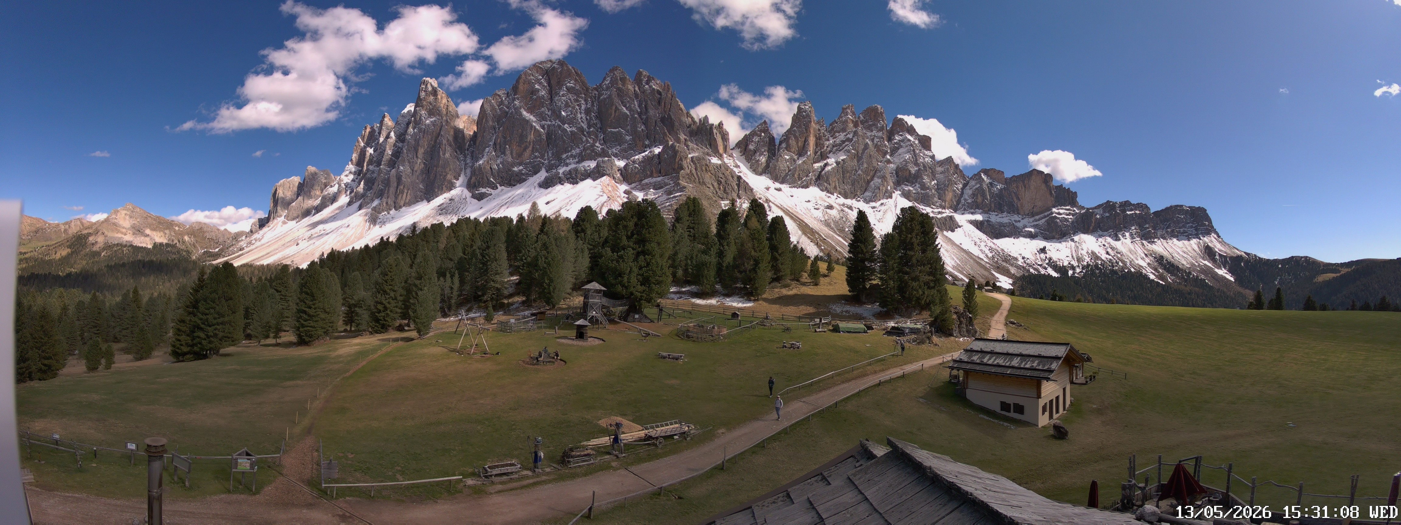 Archiv Foto Webcam Geislerspitzen - Blick von der Geisleralm