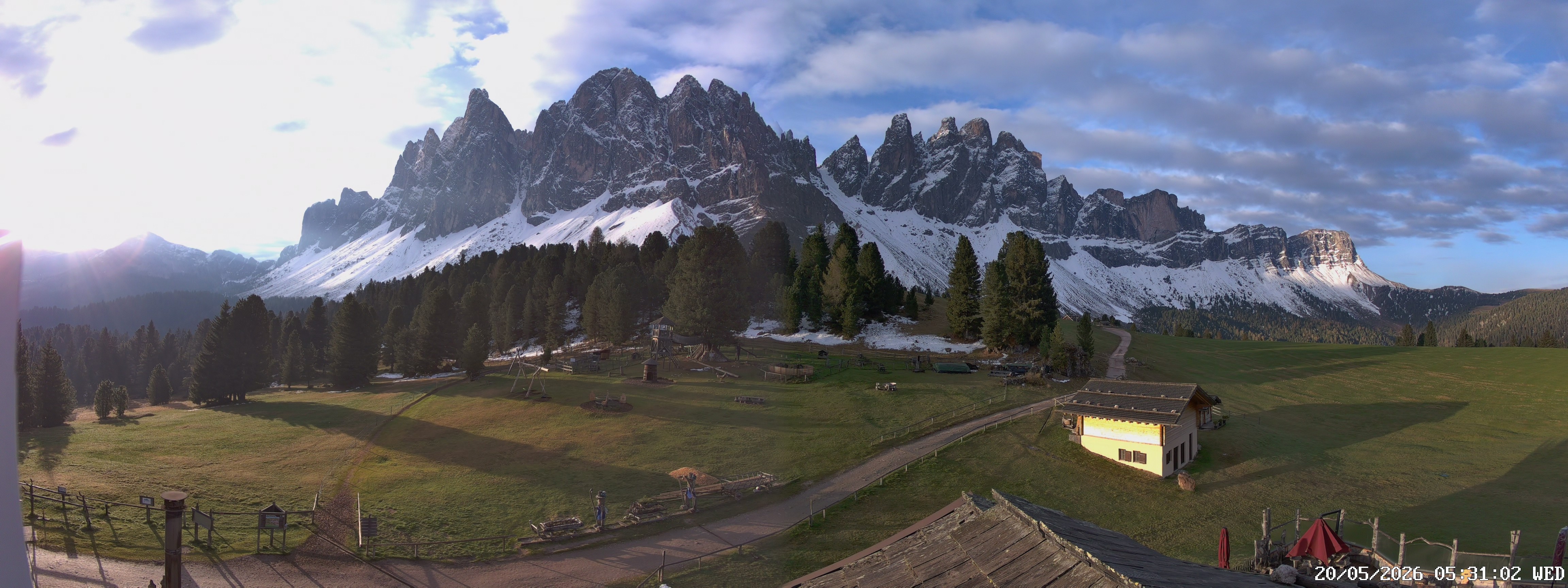 Archiv Foto Webcam Geislerspitzen - Blick von der Geisleralm