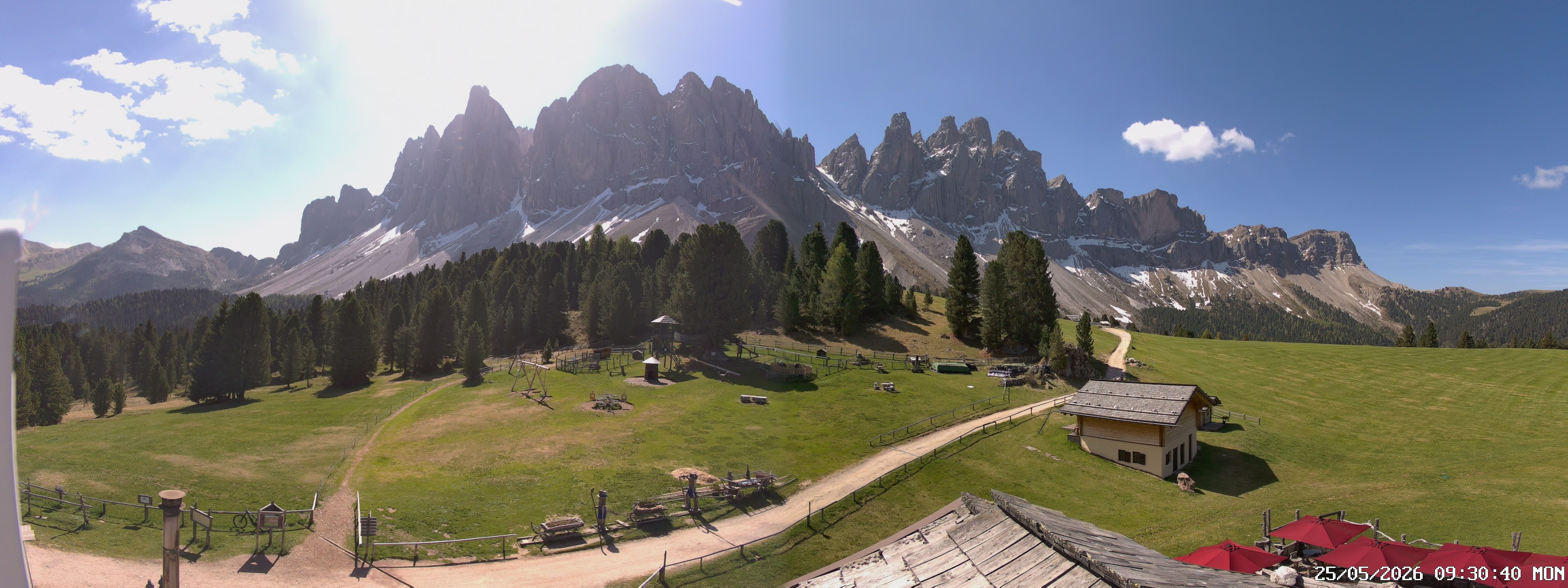 Archiv Foto Webcam Geislerspitzen - Blick von der Geisleralm