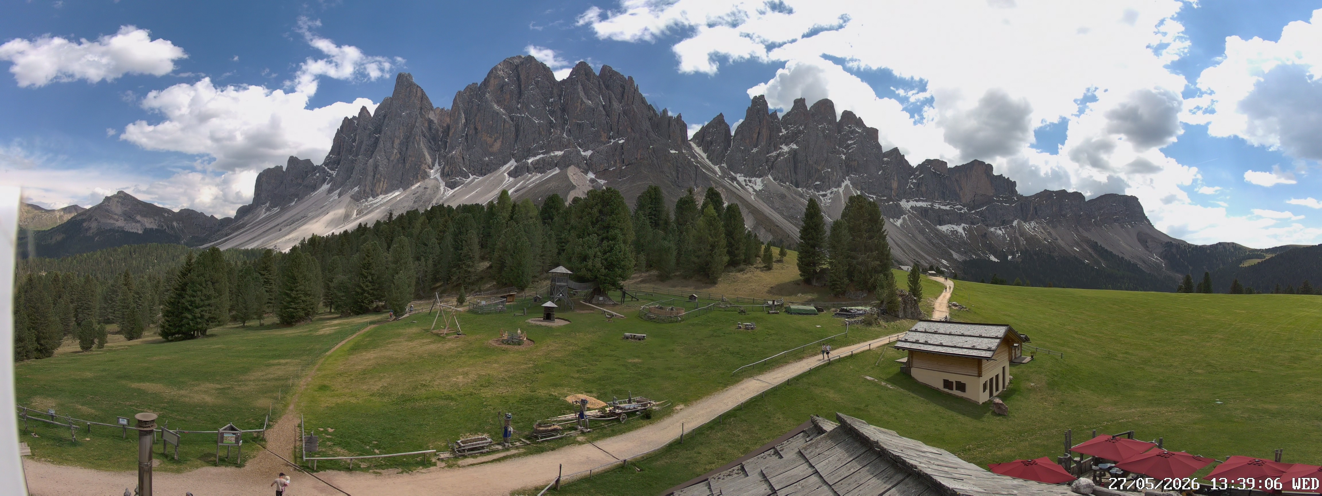Archiv Foto Webcam Geislerspitzen - Blick von der Geisleralm