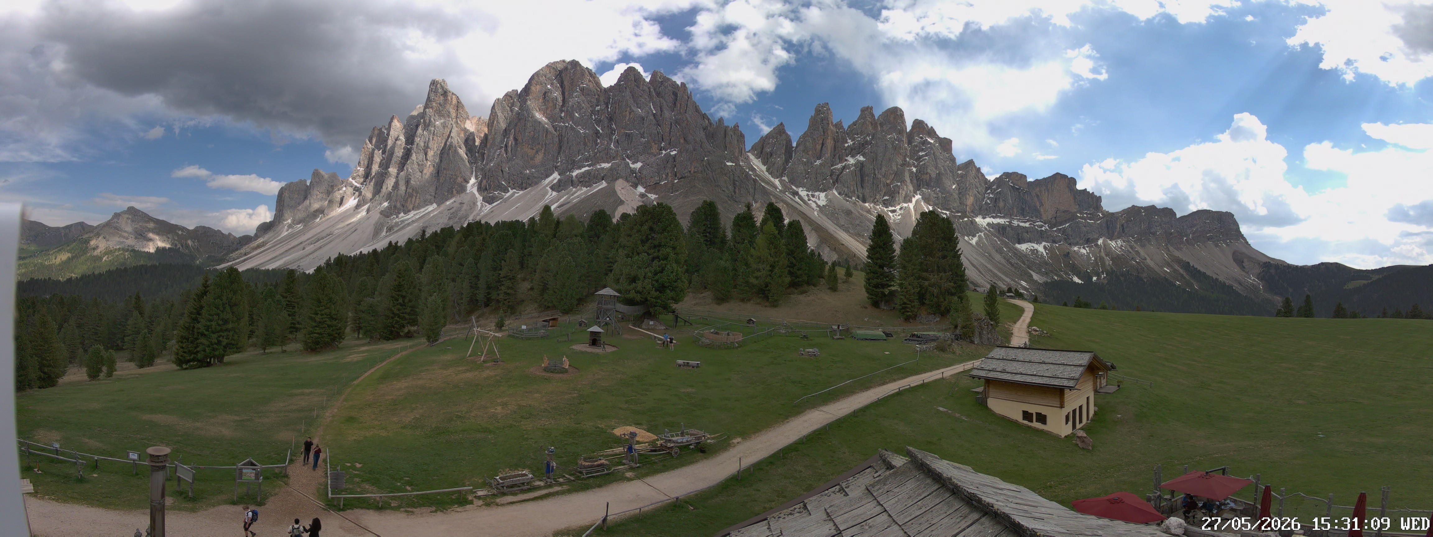 Archiv Foto Webcam Geislerspitzen - Blick von der Geisleralm