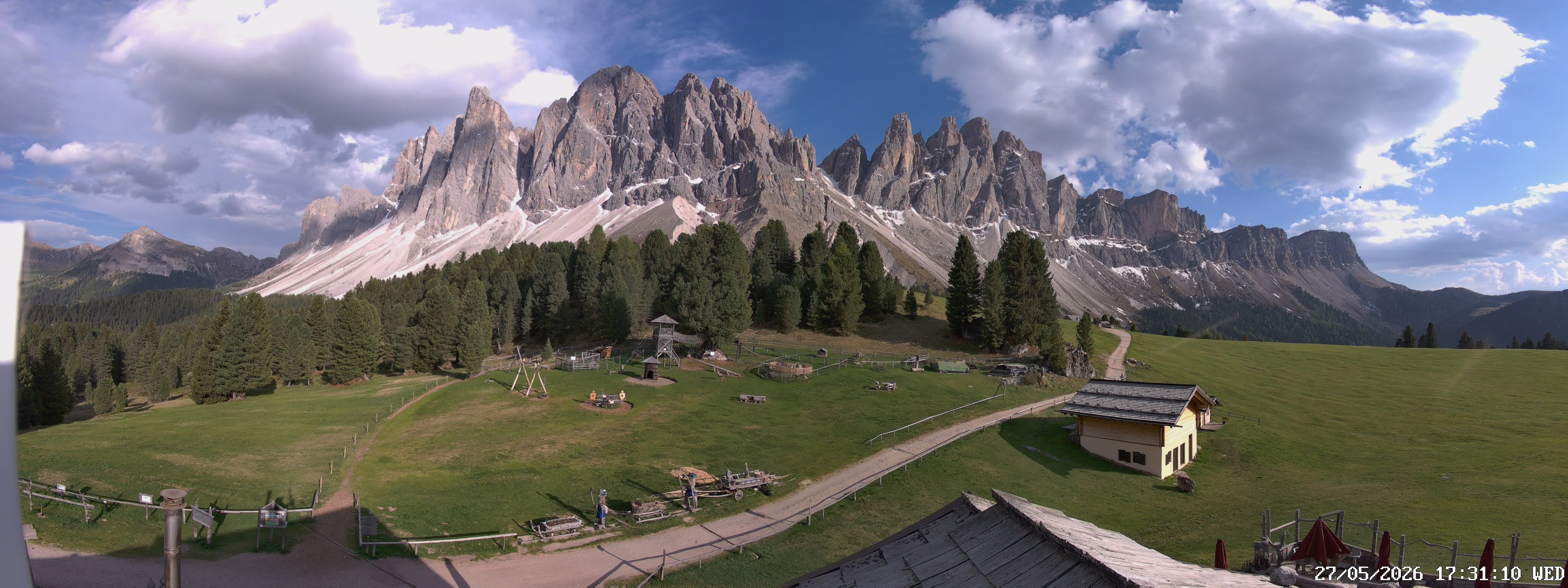 Archiv Foto Webcam Geislerspitzen - Blick von der Geisleralm