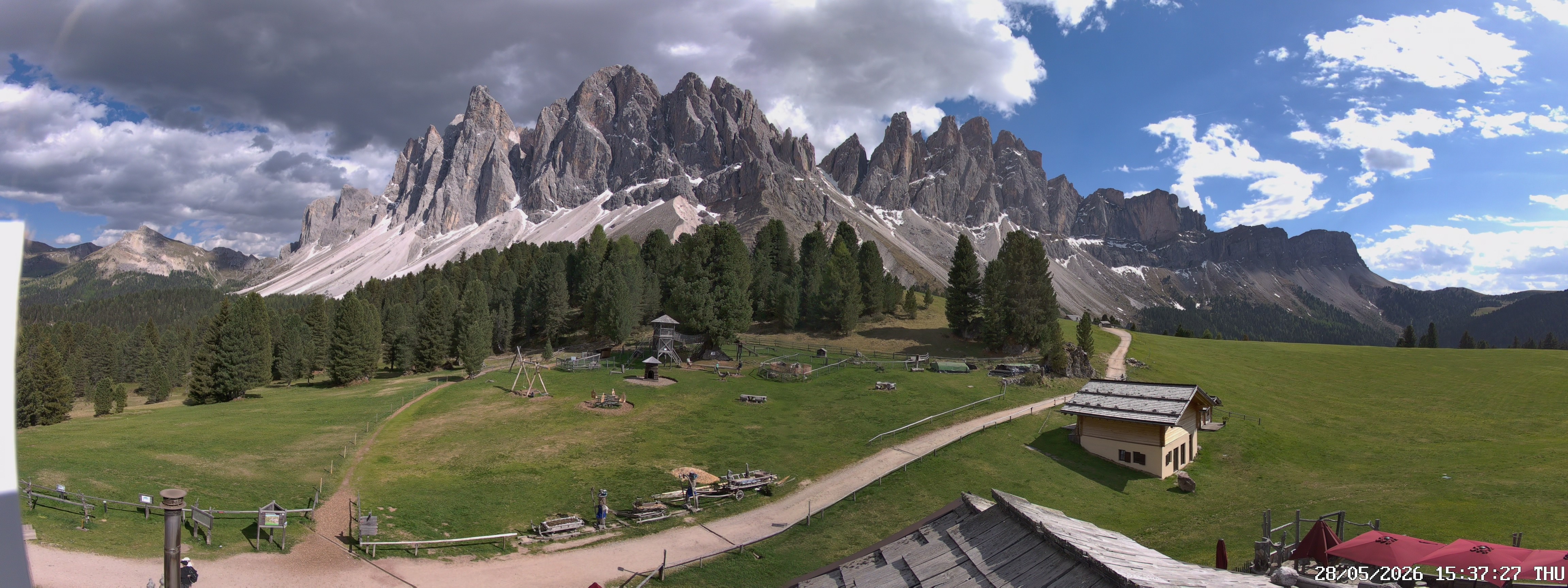 Archiv Foto Webcam Geislerspitzen - Blick von der Geisleralm