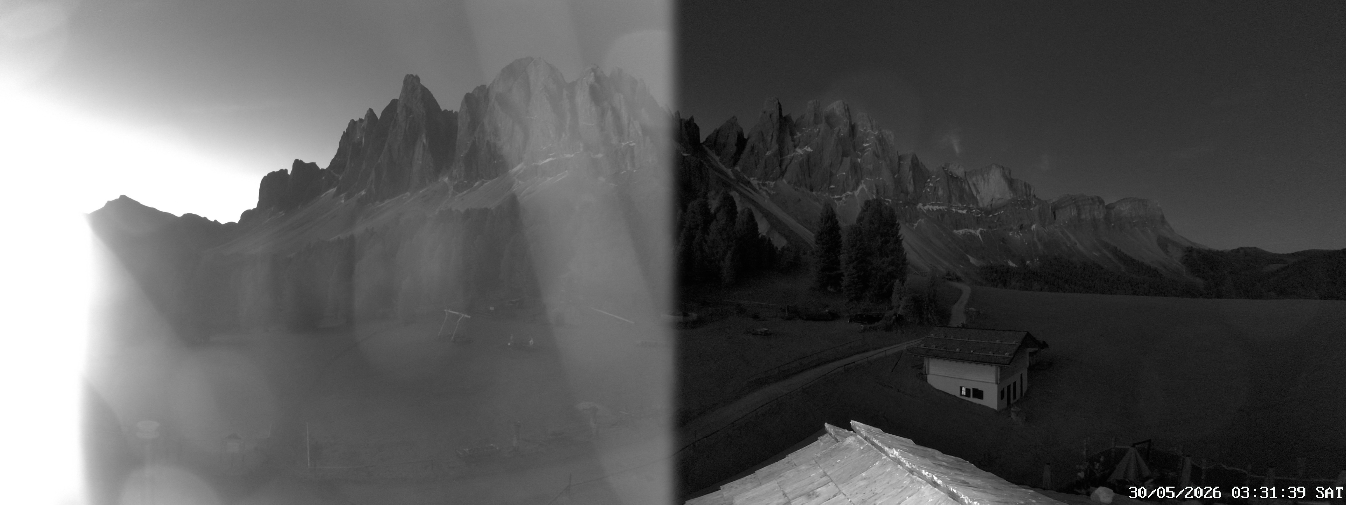 Archiv Foto Webcam Geislerspitzen - Blick von der Geisleralm