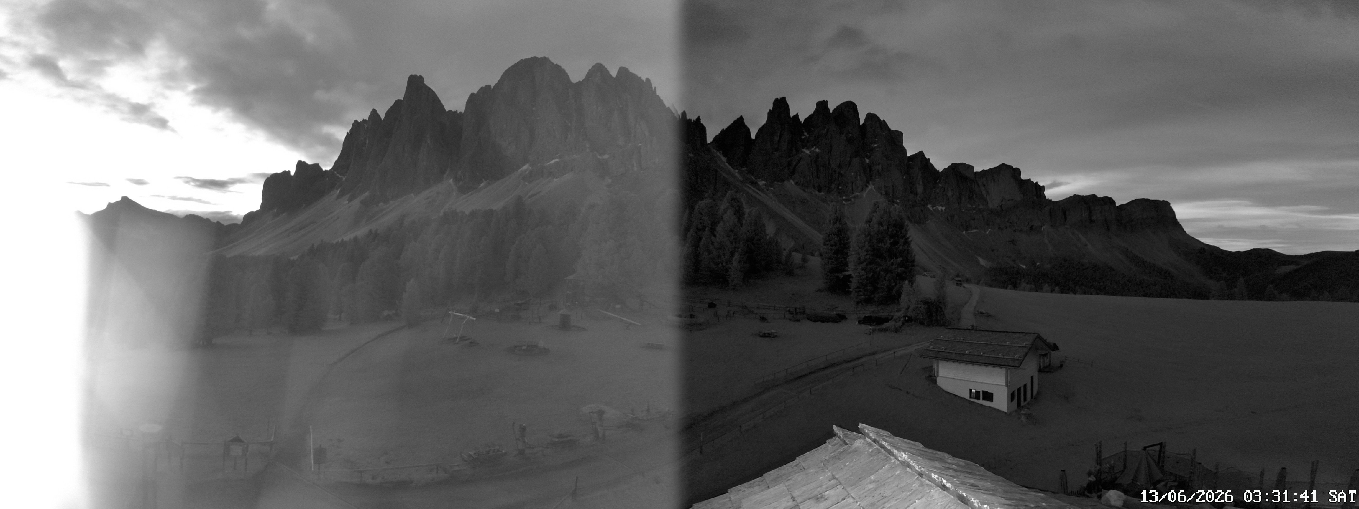Archiv Foto Webcam Geislerspitzen - Blick von der Geisleralm