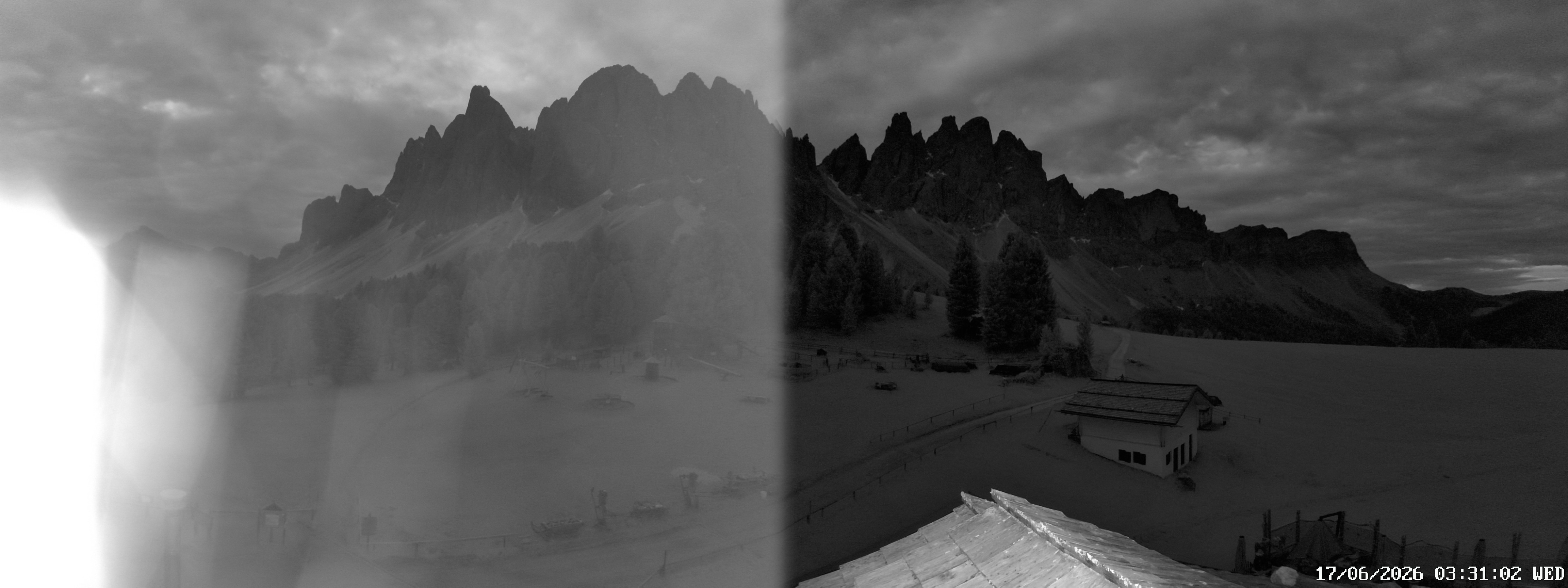 Archiv Foto Webcam Geislerspitzen - Blick von der Geisleralm