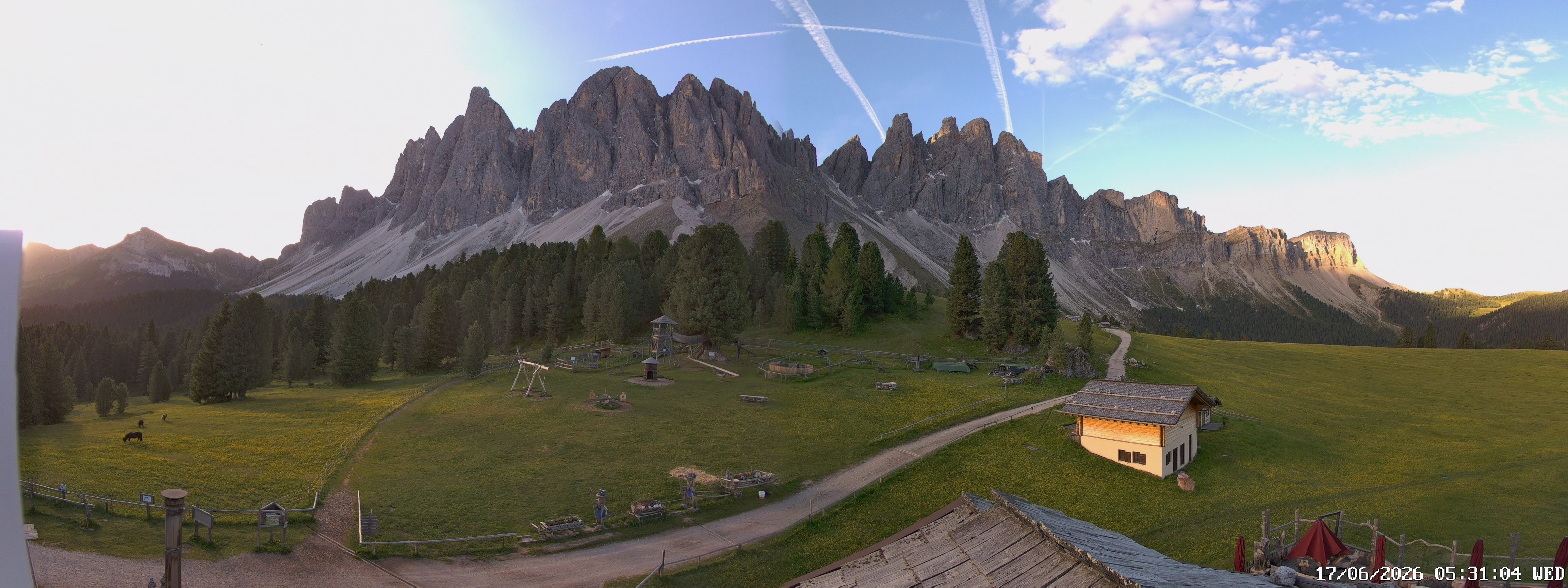 Archiv Foto Webcam Geislerspitzen - Blick von der Geisleralm