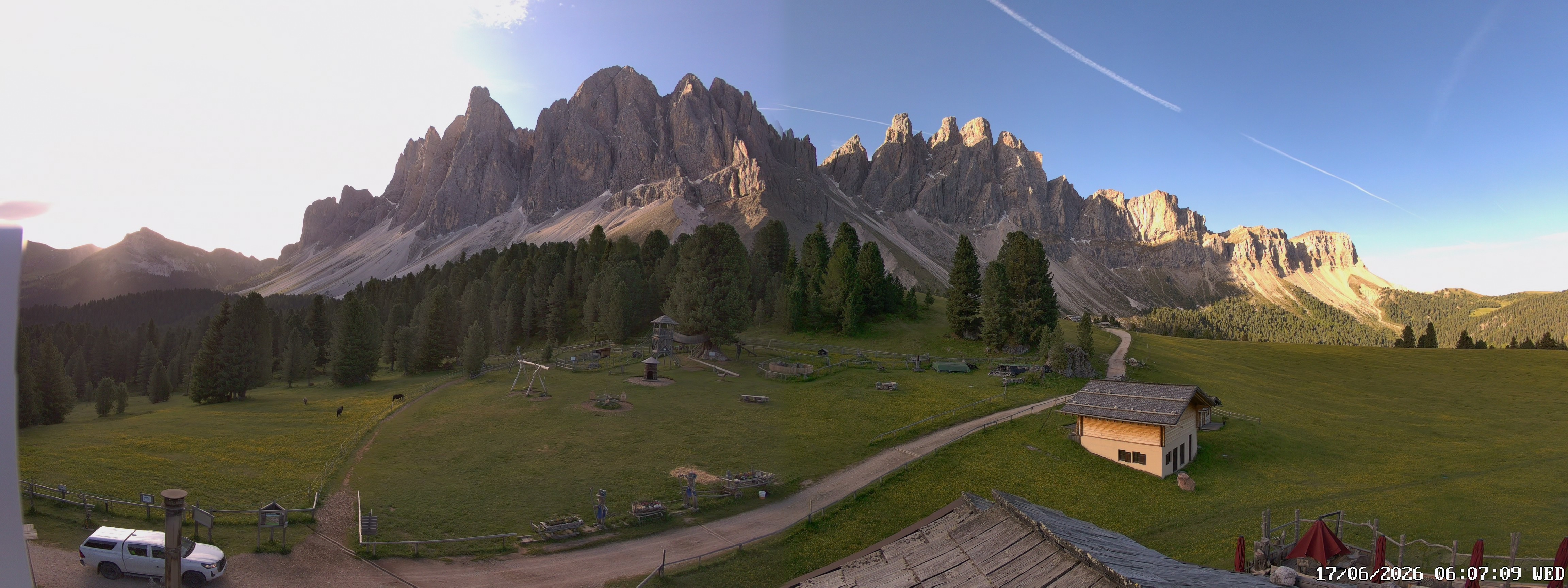 Archiv Foto Webcam Geislerspitzen - Blick von der Geisleralm