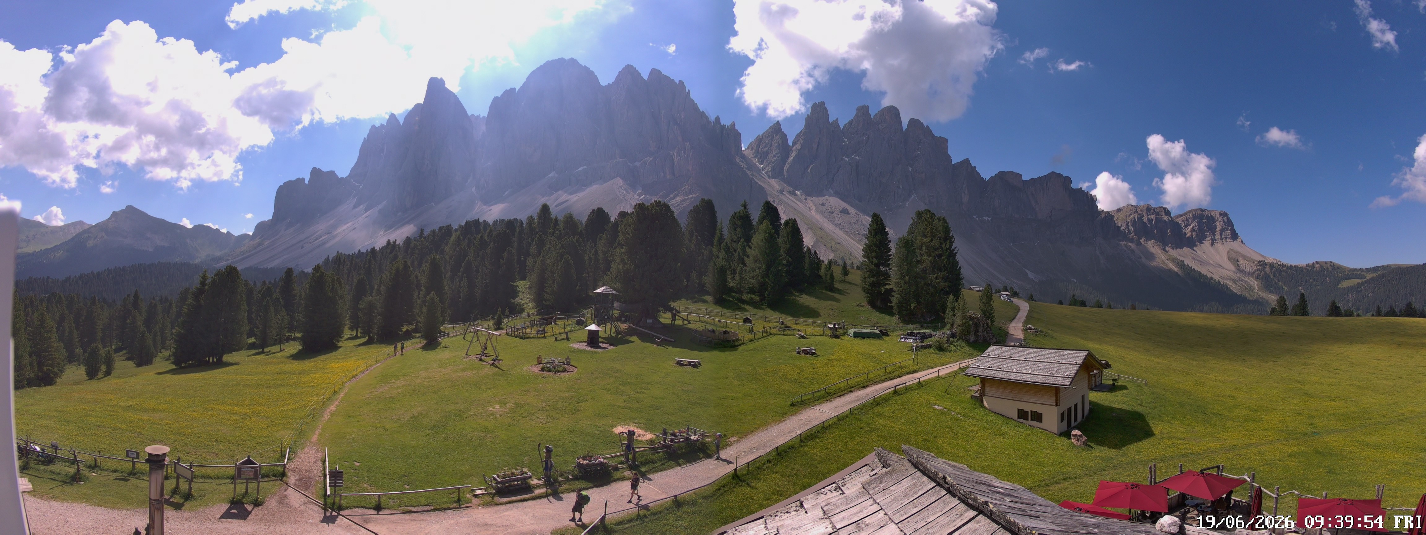 Archiv Foto Webcam Geislerspitzen - Blick von der Geisleralm