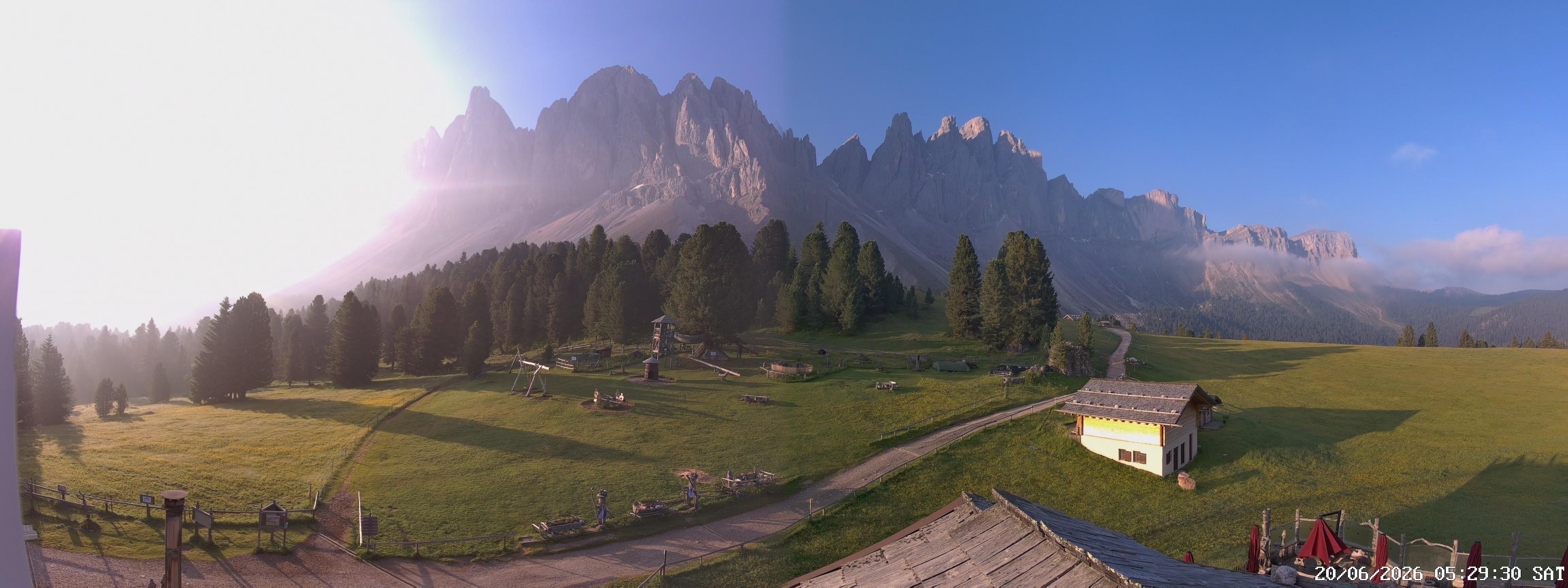 Archiv Foto Webcam Geislerspitzen - Blick von der Geisleralm
