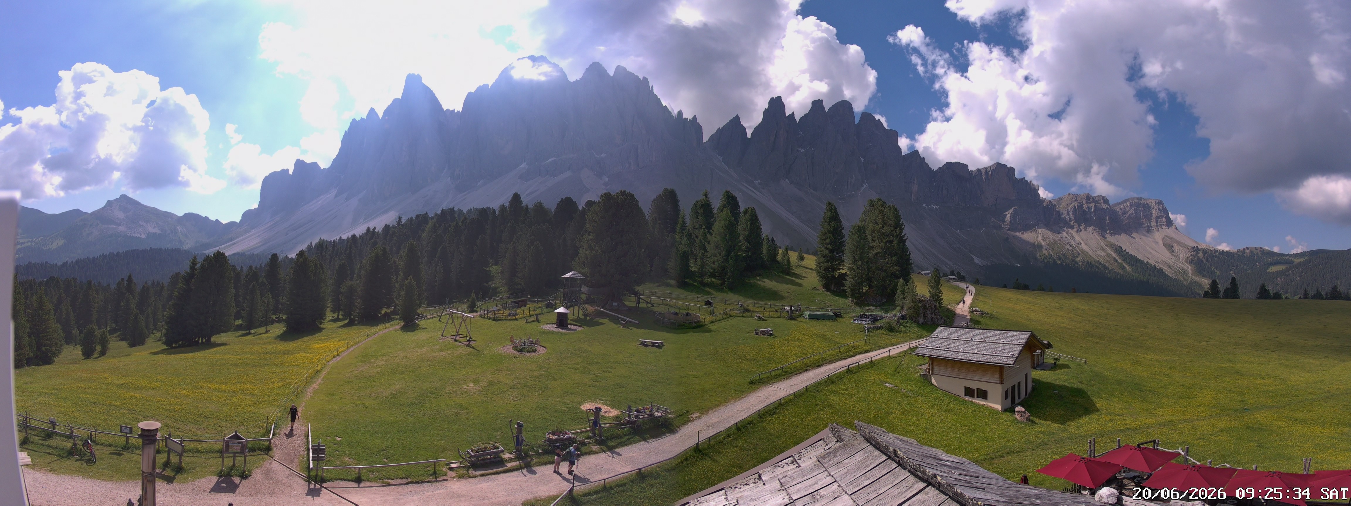Archiv Foto Webcam Geislerspitzen - Blick von der Geisleralm