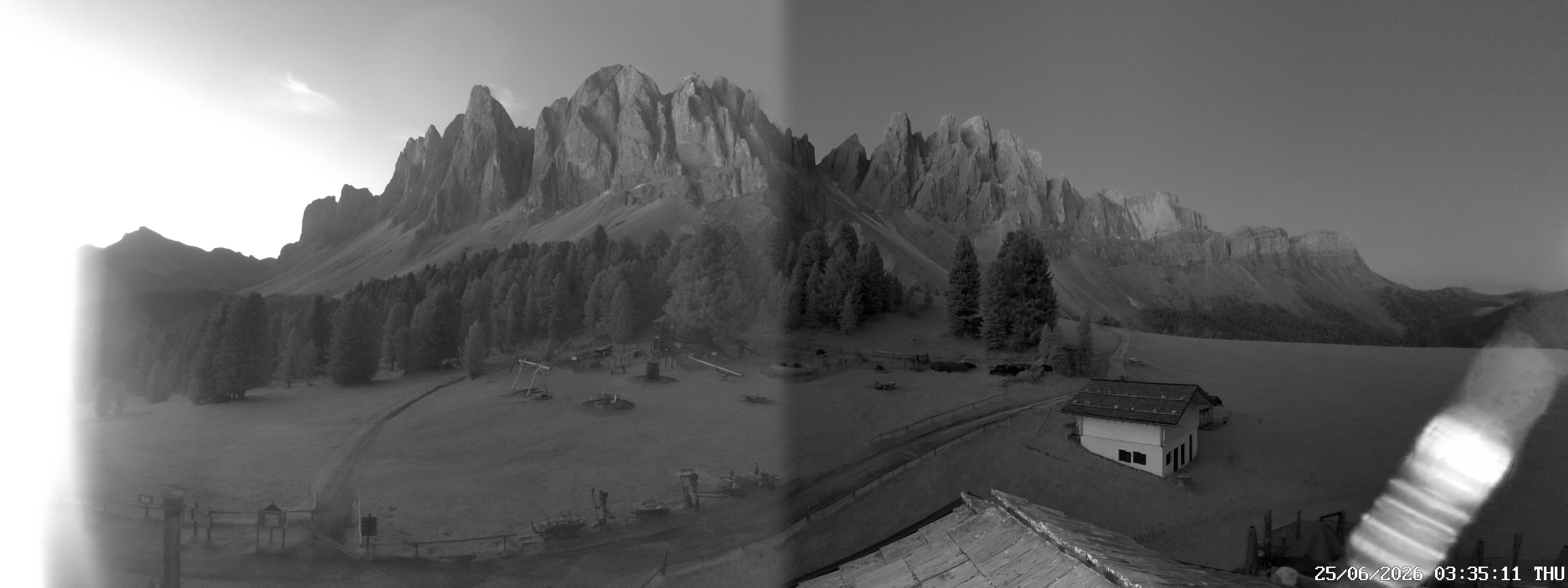 Archiv Foto Webcam Geislerspitzen - Blick von der Geisleralm