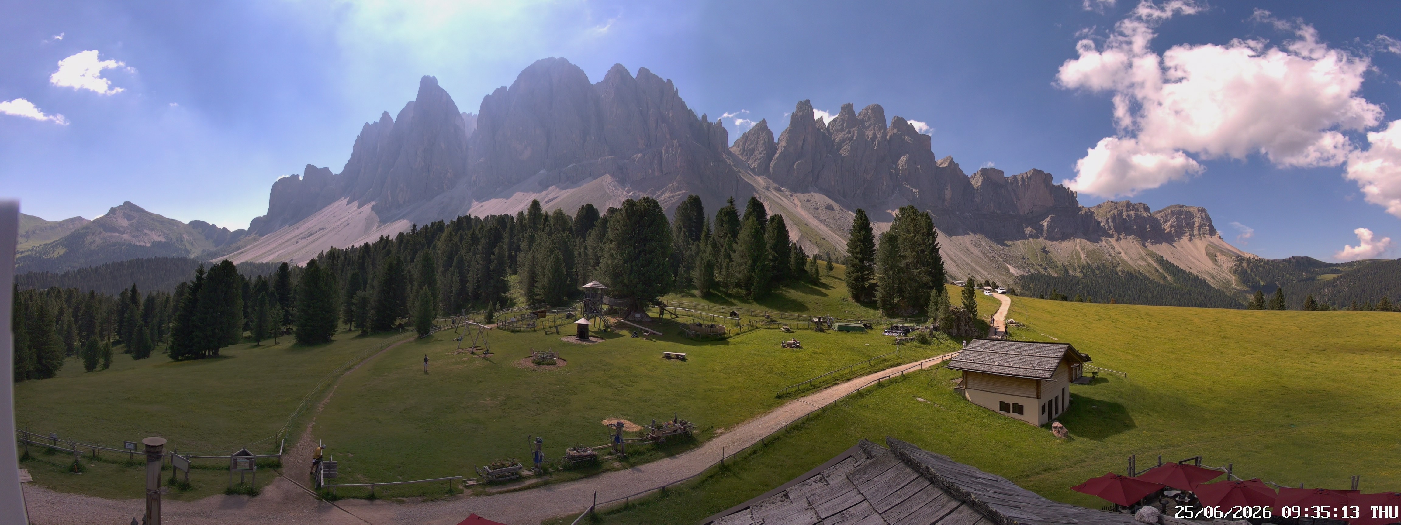 Archiv Foto Webcam Geislerspitzen - Blick von der Geisleralm