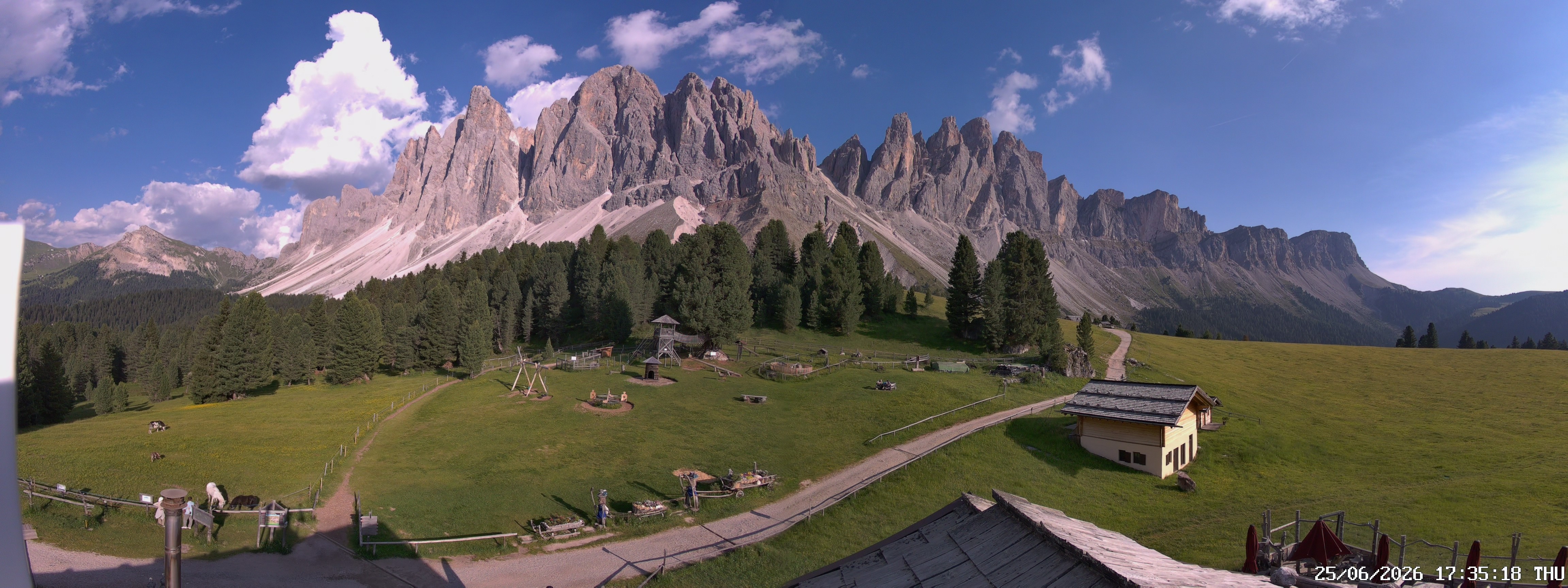 Archiv Foto Webcam Geislerspitzen - Blick von der Geisleralm