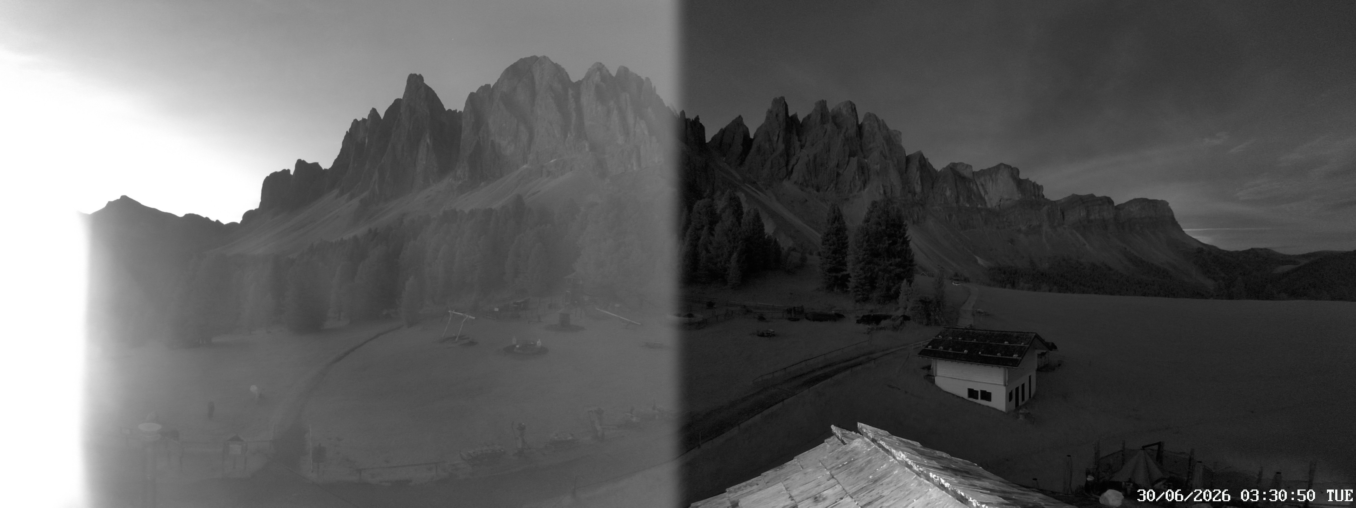 Archiv Foto Webcam Geislerspitzen - Blick von der Geisleralm