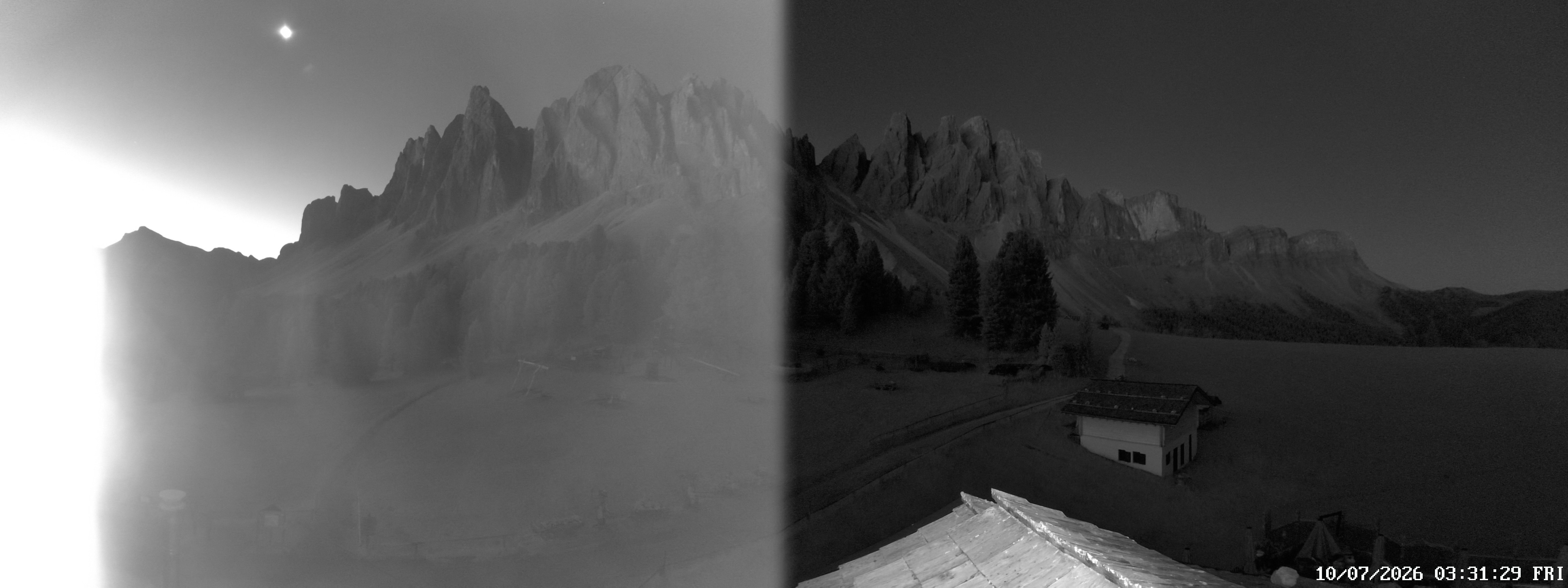 Archiv Foto Webcam Geislerspitzen - Blick von der Geisleralm