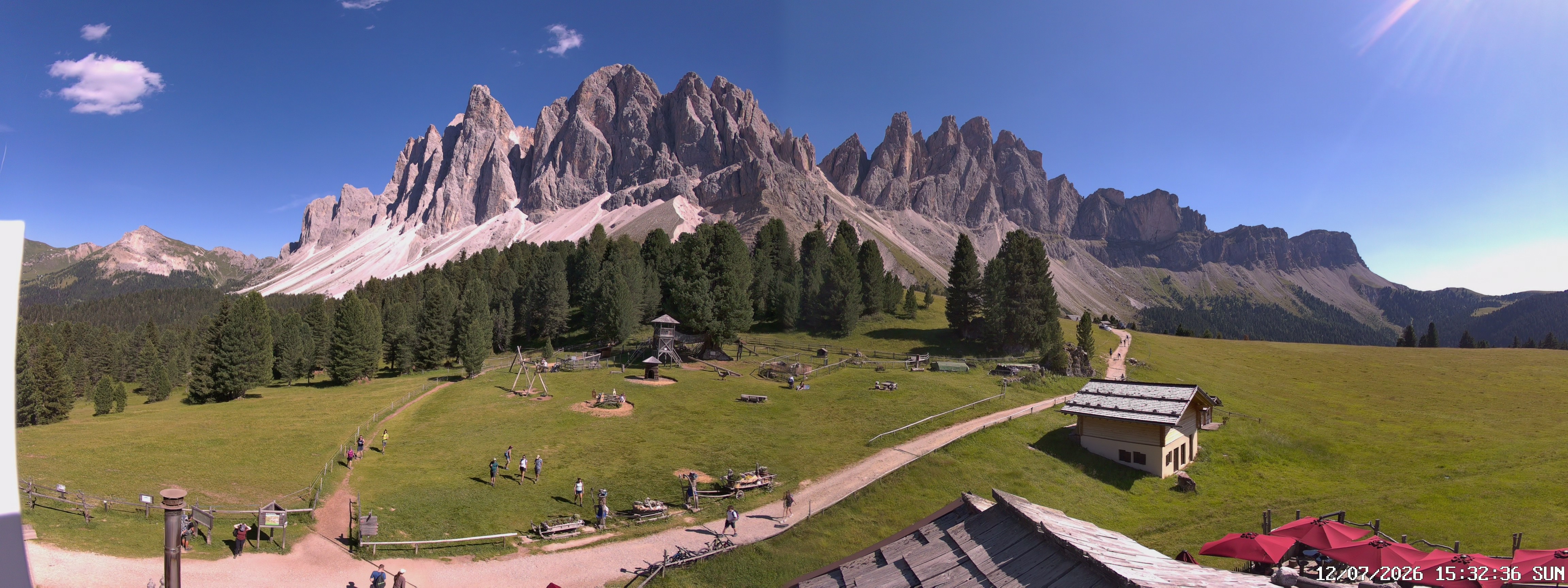 Archiv Foto Webcam Geislerspitzen - Blick von der Geisleralm