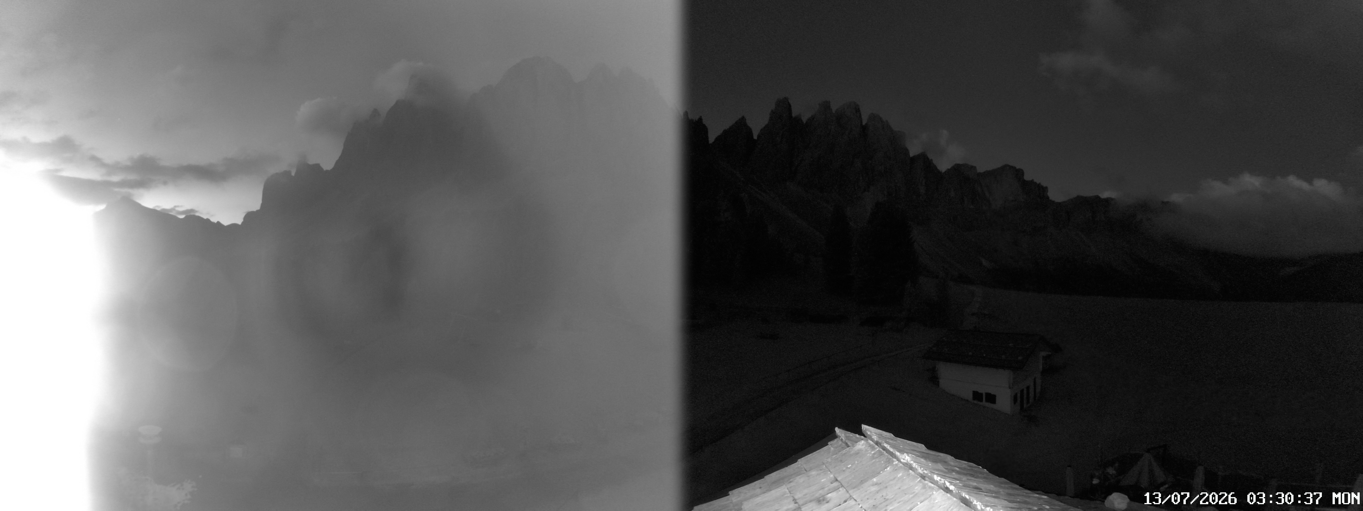 Archiv Foto Webcam Geislerspitzen - Blick von der Geisleralm