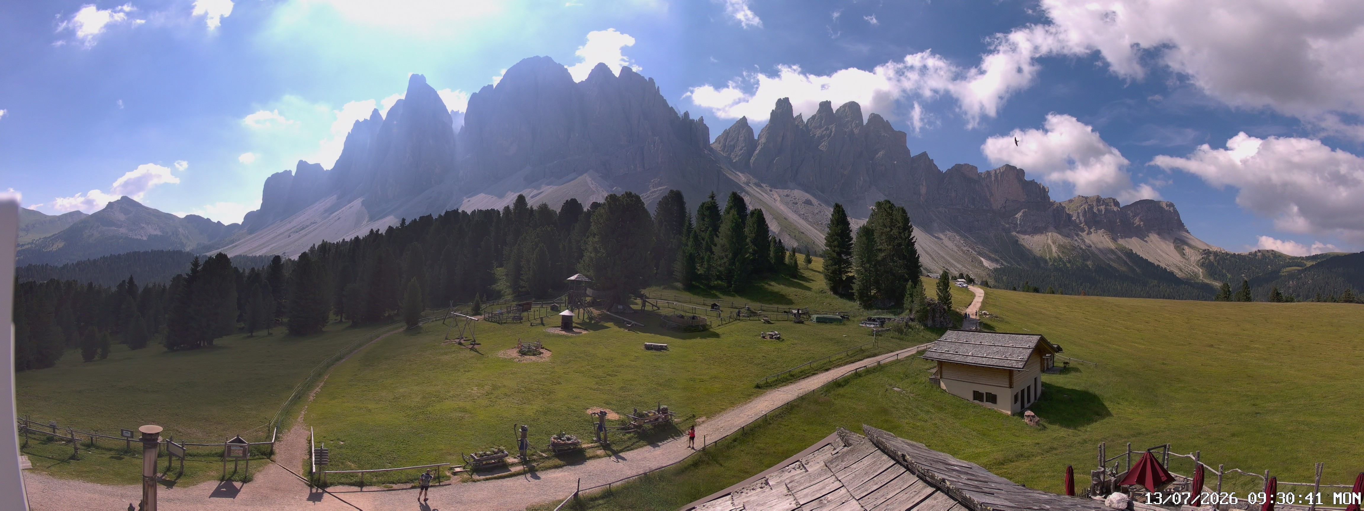 Archiv Foto Webcam Geislerspitzen - Blick von der Geisleralm